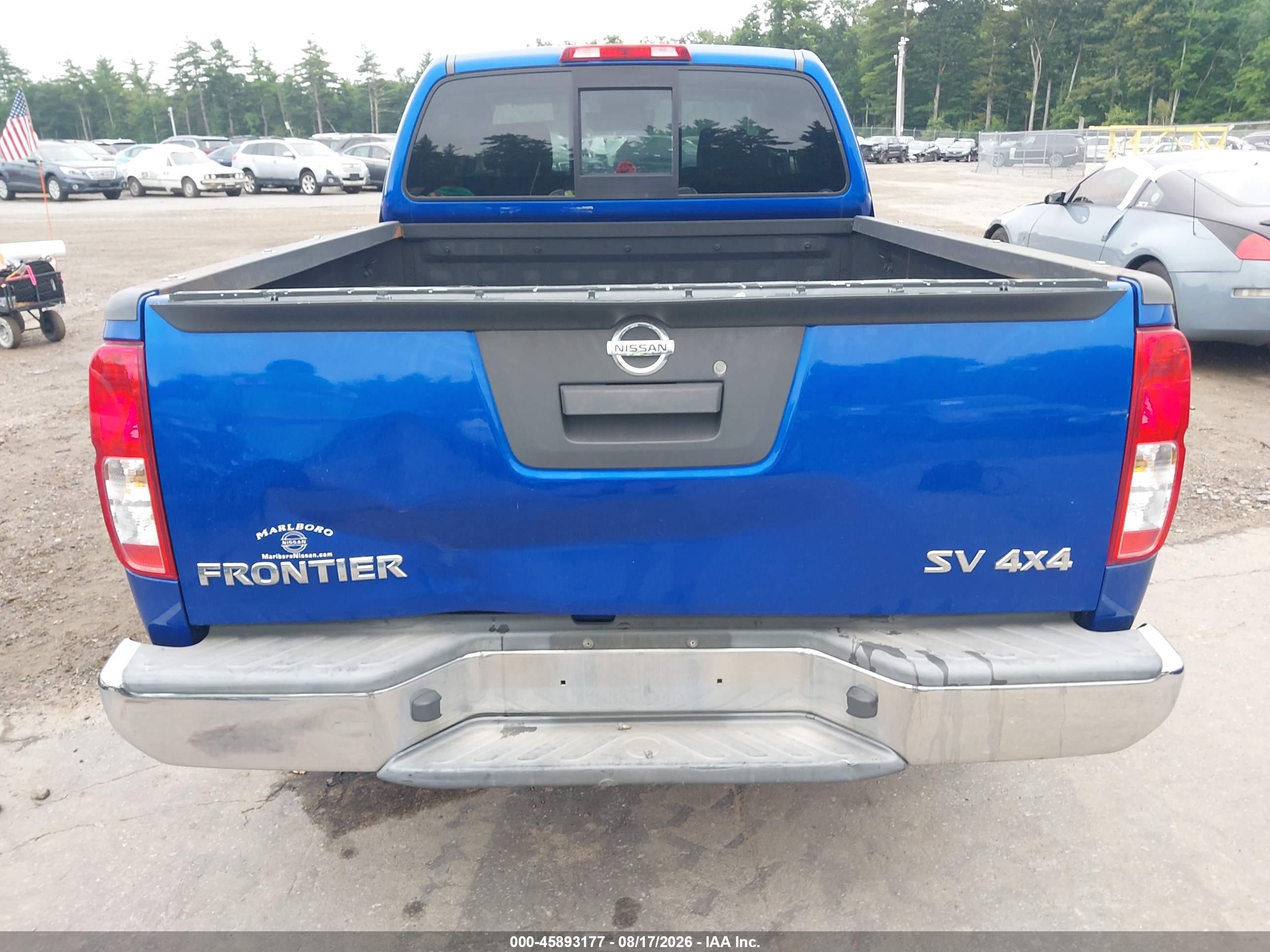2015 Nissan Frontier Sv Blue vin: 1N6AD0CW1FN745454