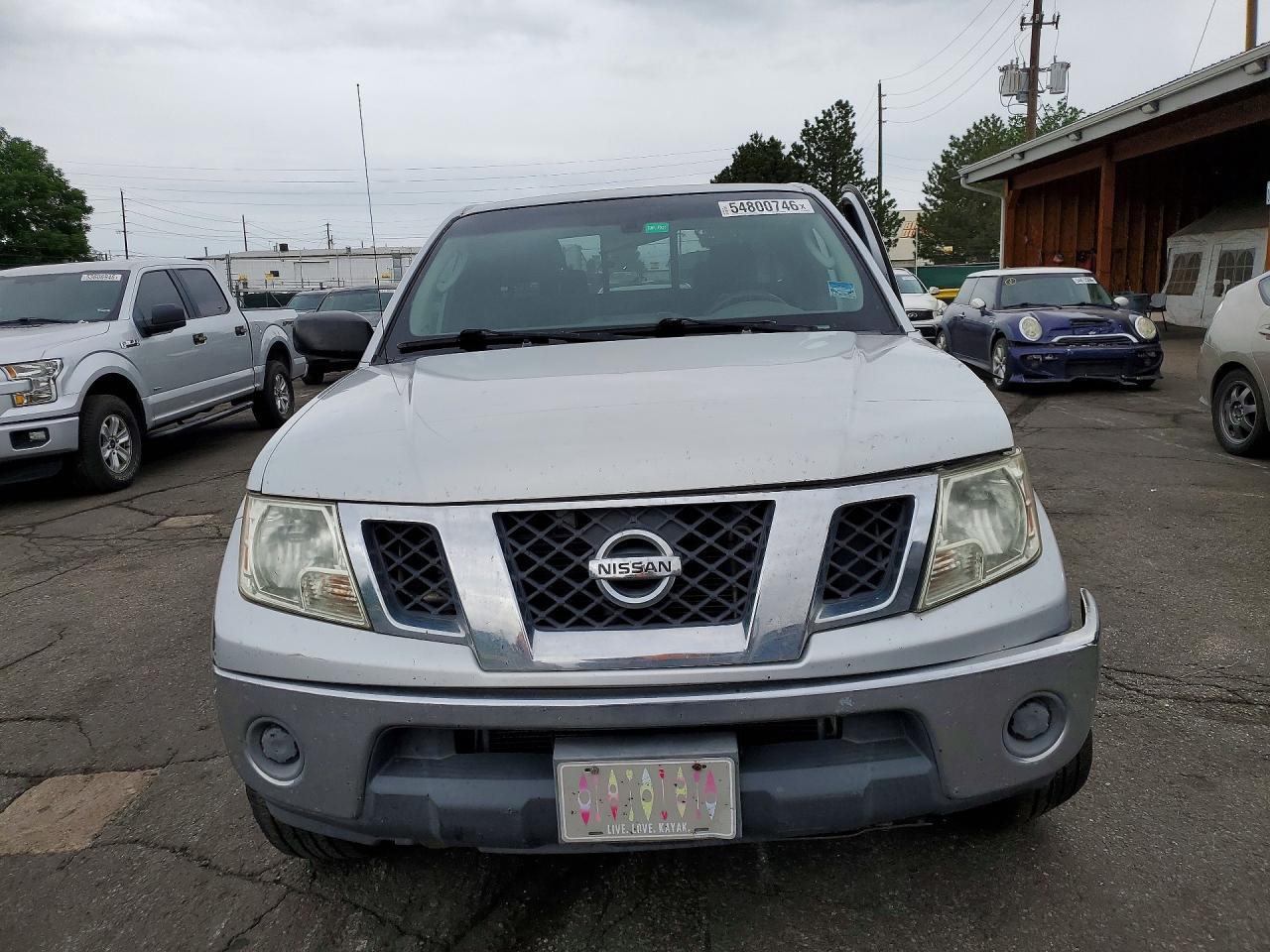 2010 Nissan Frontier Se V6 Silver vin: 1N6AD0CW2AC406898