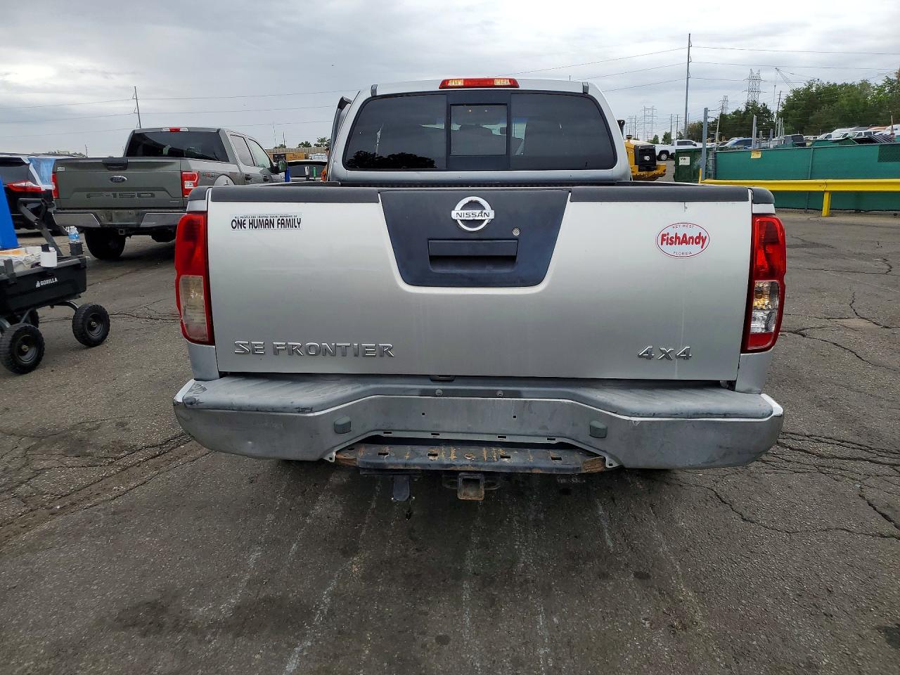 2010 Nissan Frontier Se V6 Silver vin: 1N6AD0CW2AC406898