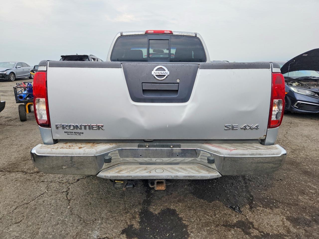 2010 Nissan Frontier Se V6 Silver vin: 1N6AD0CW2AC409509