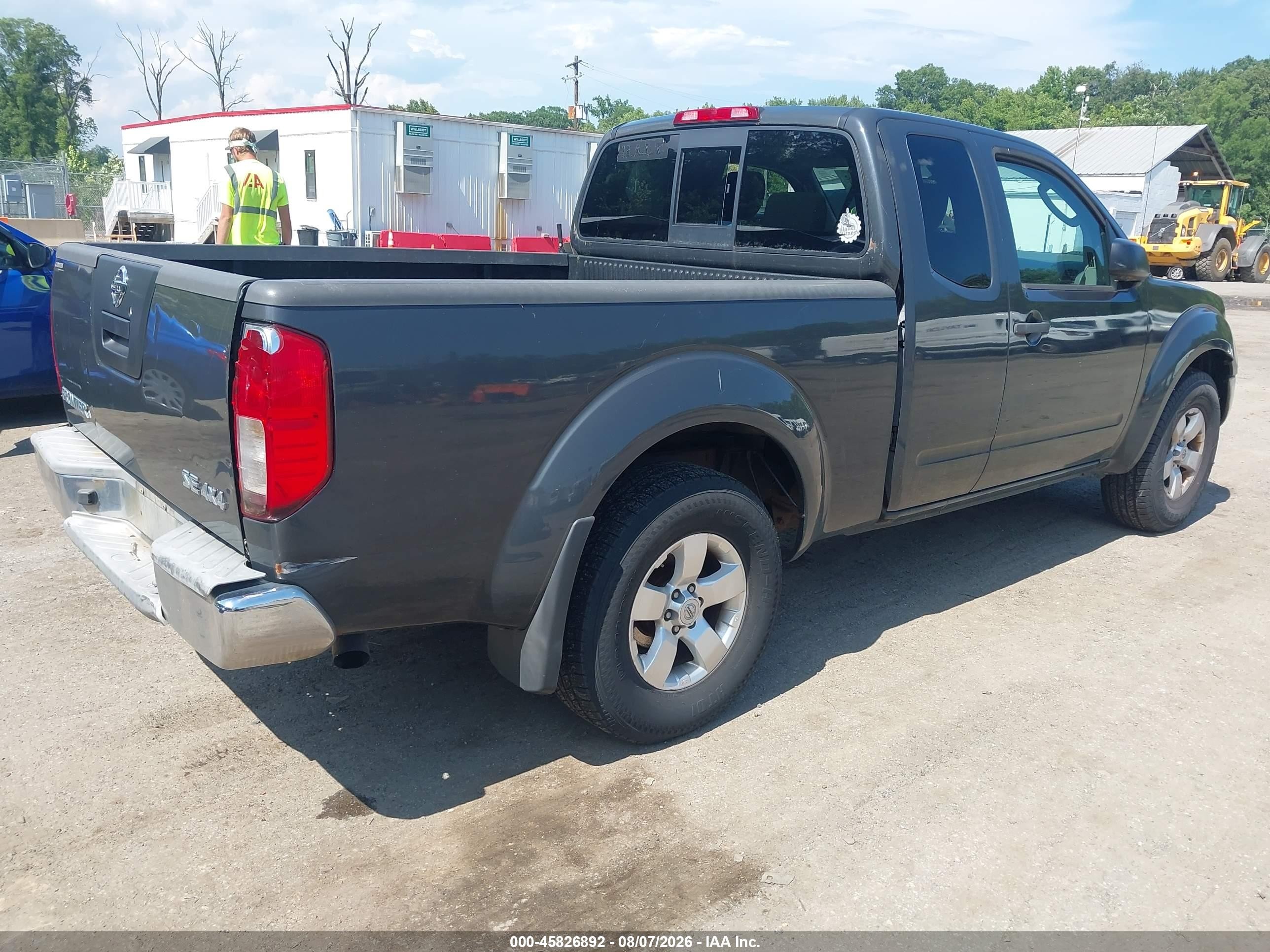 2010 Nissan Frontier Se Серый vin: 1N6AD0CW2AC425130