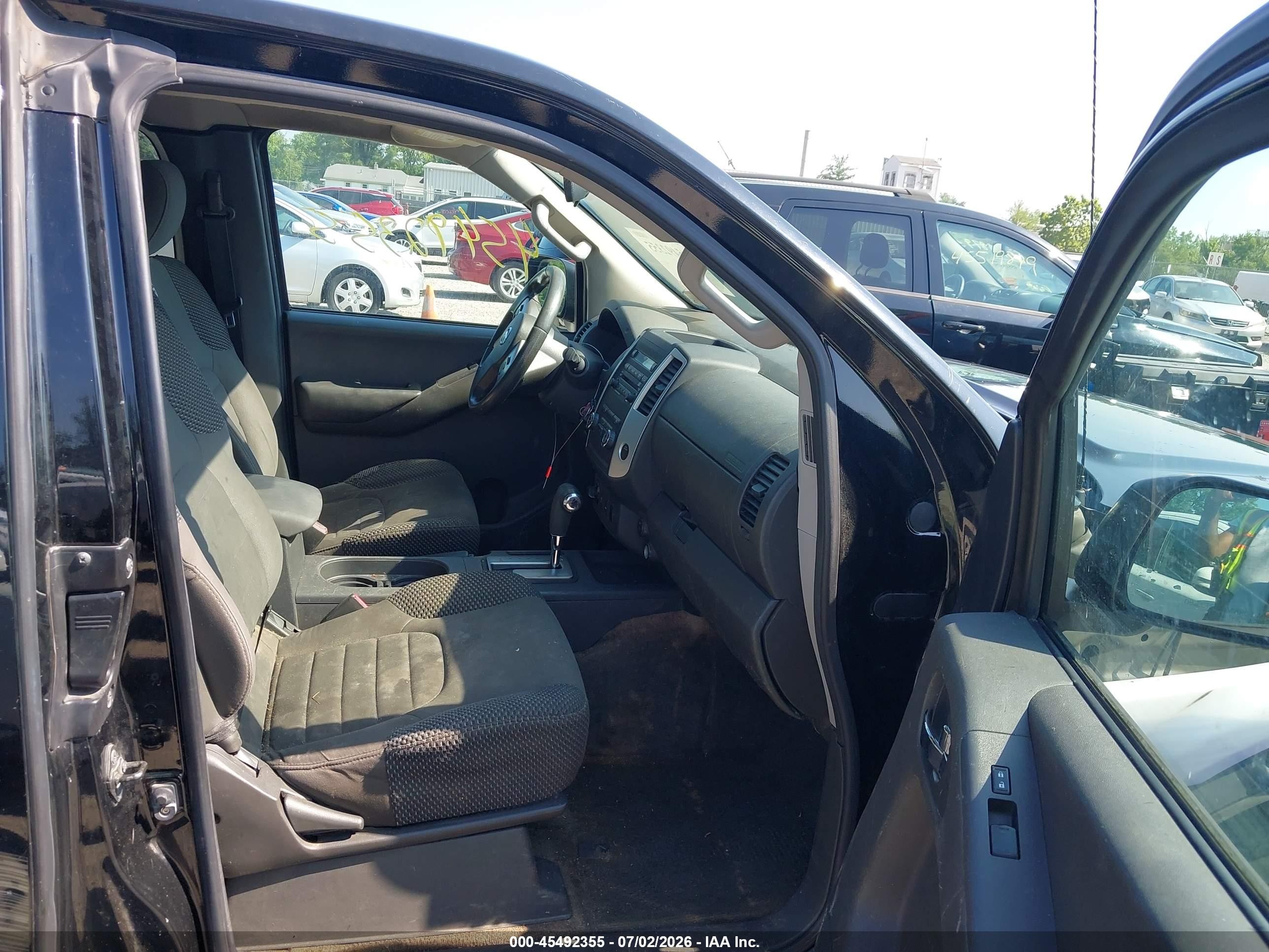 2012 Nissan Frontier Sv Black vin: 1N6AD0CW2CC400750