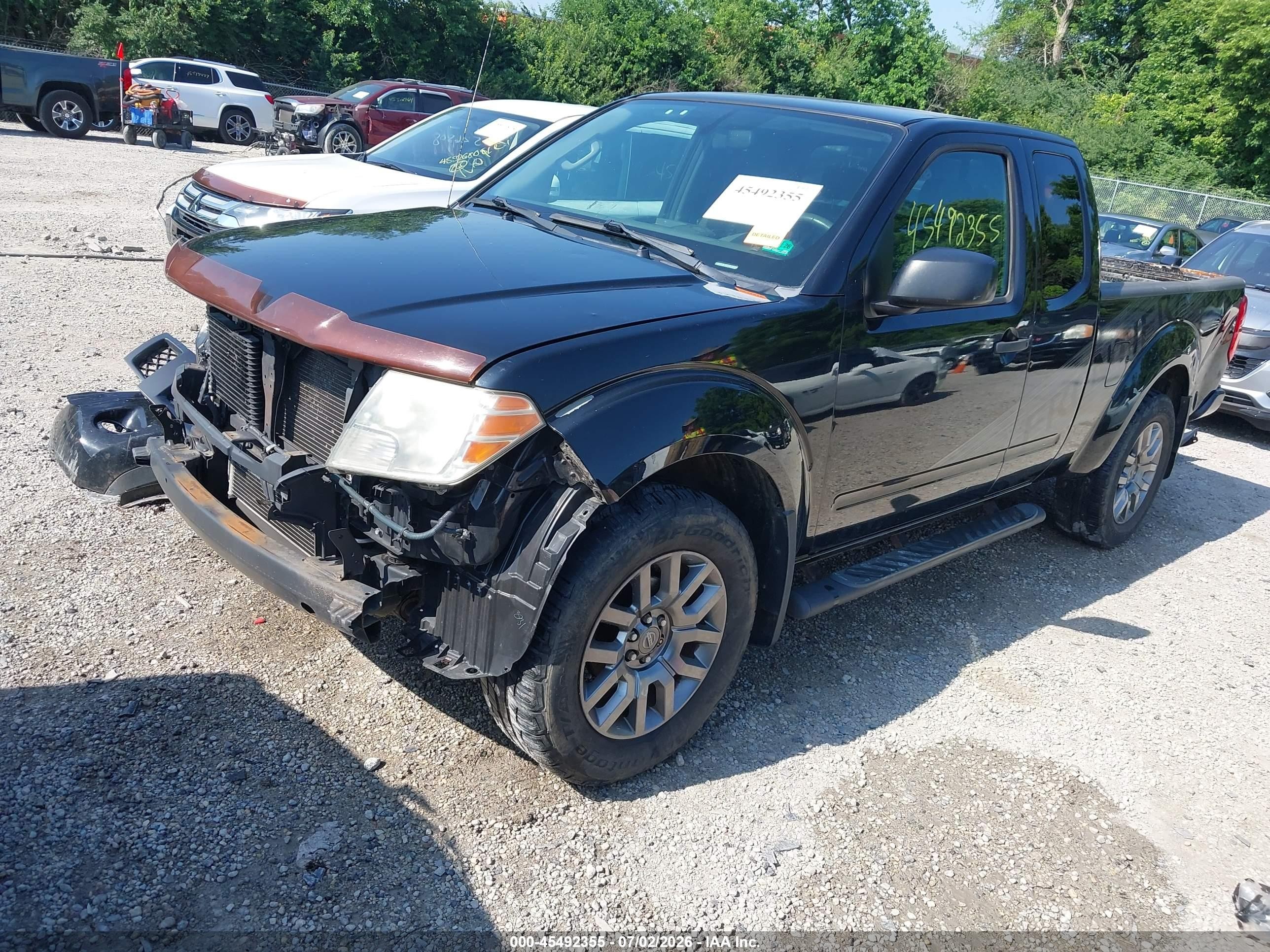2012 Nissan Frontier Sv Black vin: 1N6AD0CW2CC400750