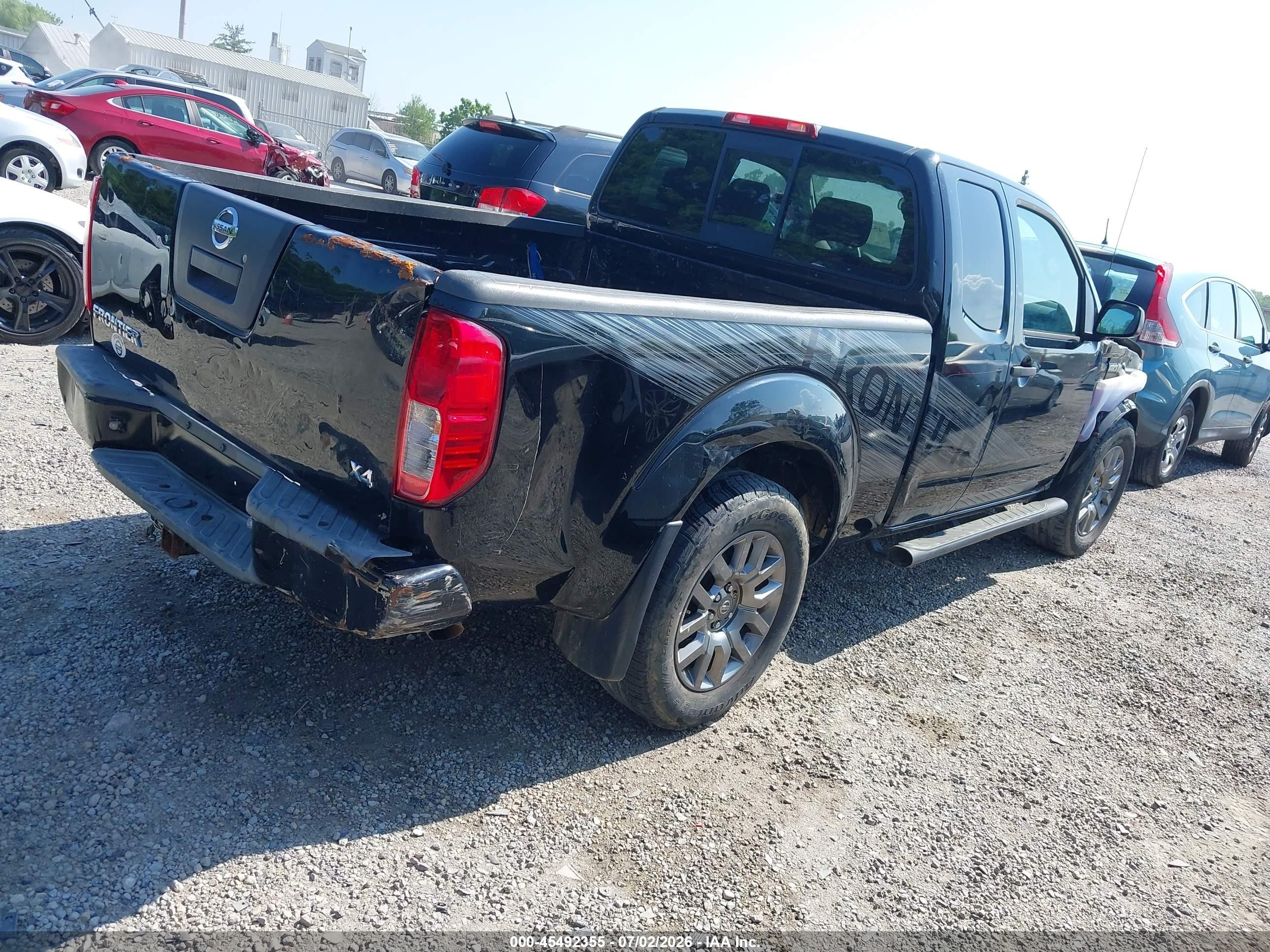2012 Nissan Frontier Sv Black vin: 1N6AD0CW2CC400750