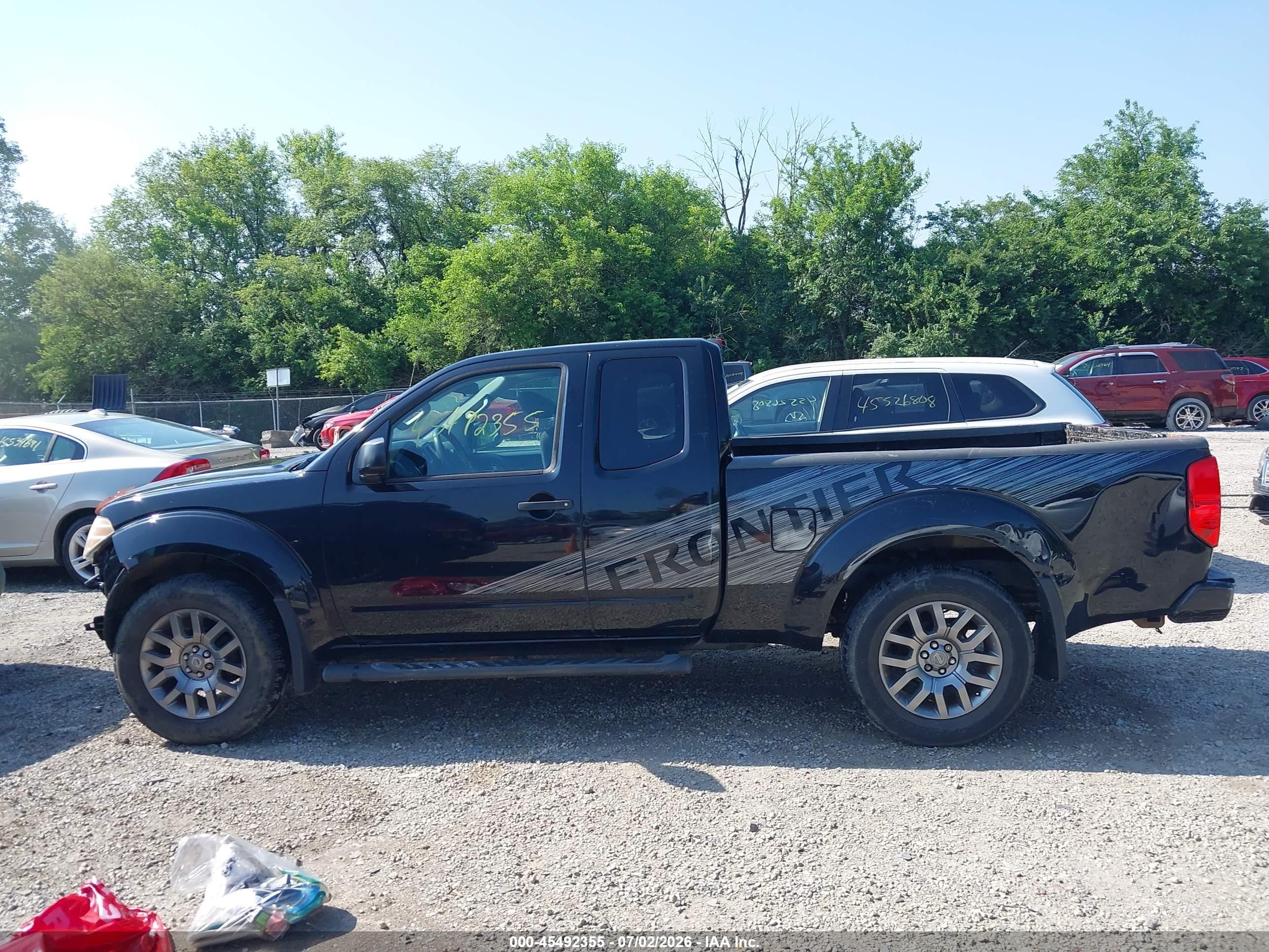 2012 Nissan Frontier Sv Black vin: 1N6AD0CW2CC400750