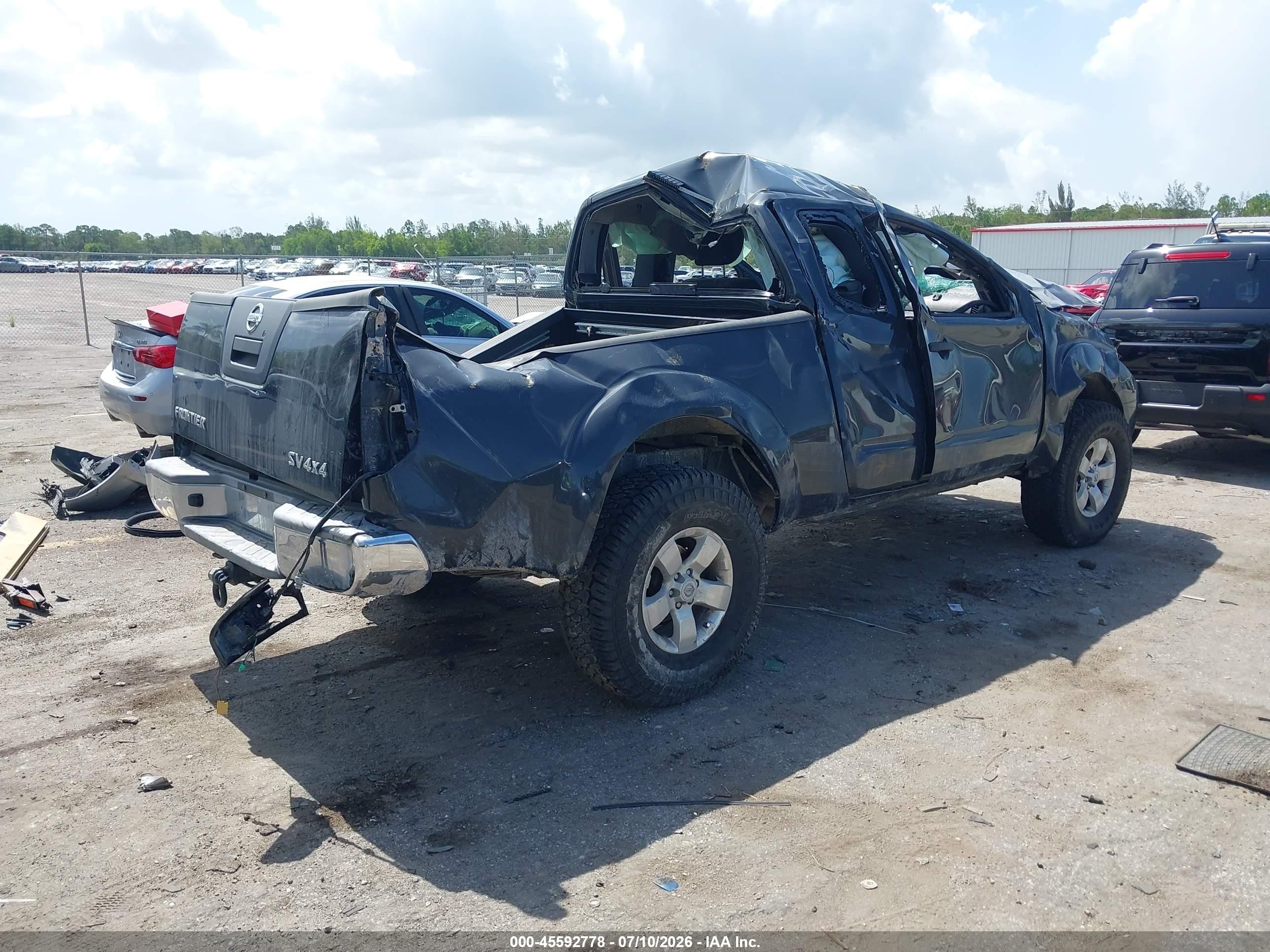 2012 Nissan Frontier Sv Black vin: 1N6AD0CW2CC425194