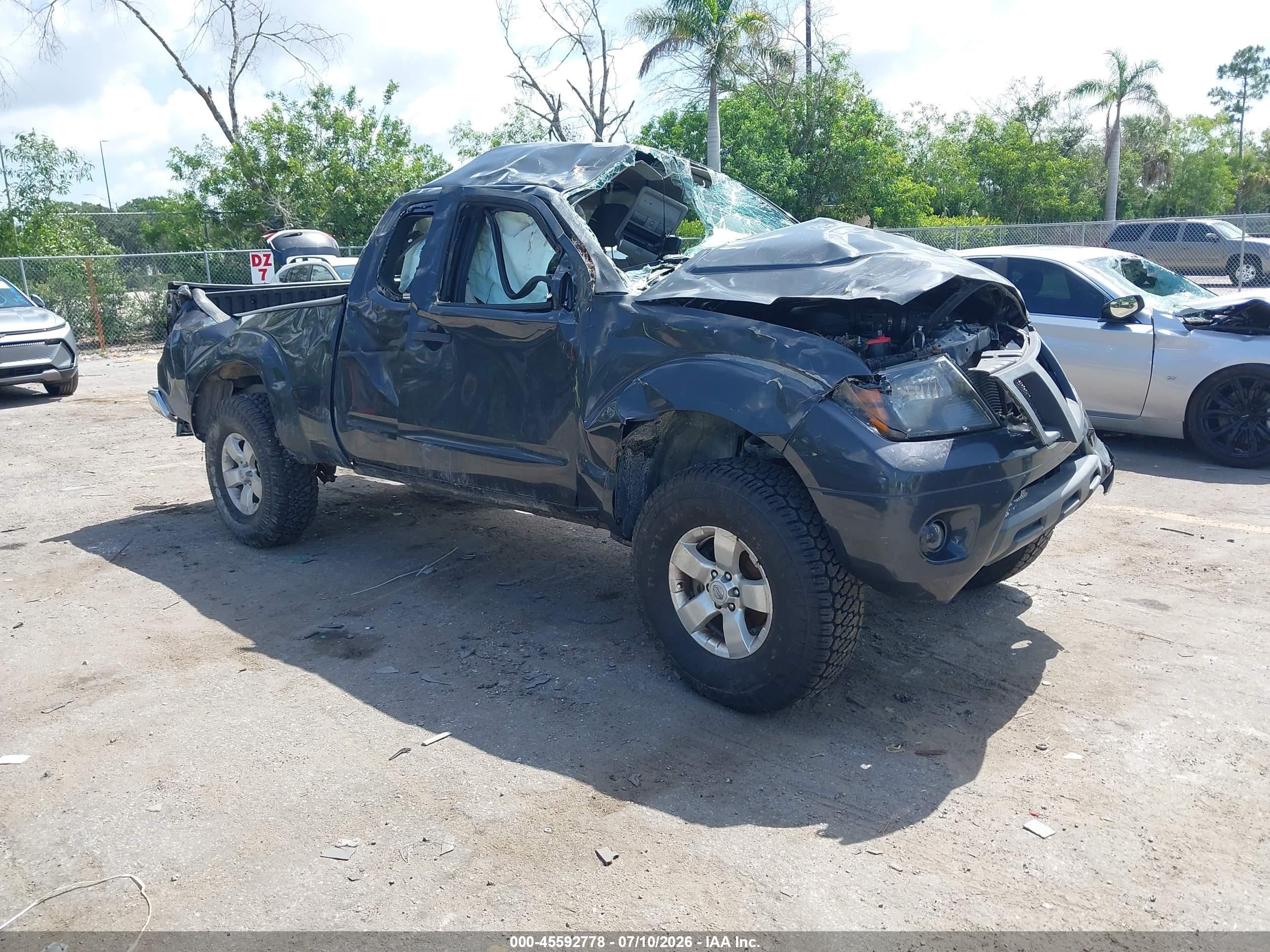 2012 Nissan Frontier Sv Black vin: 1N6AD0CW2CC425194