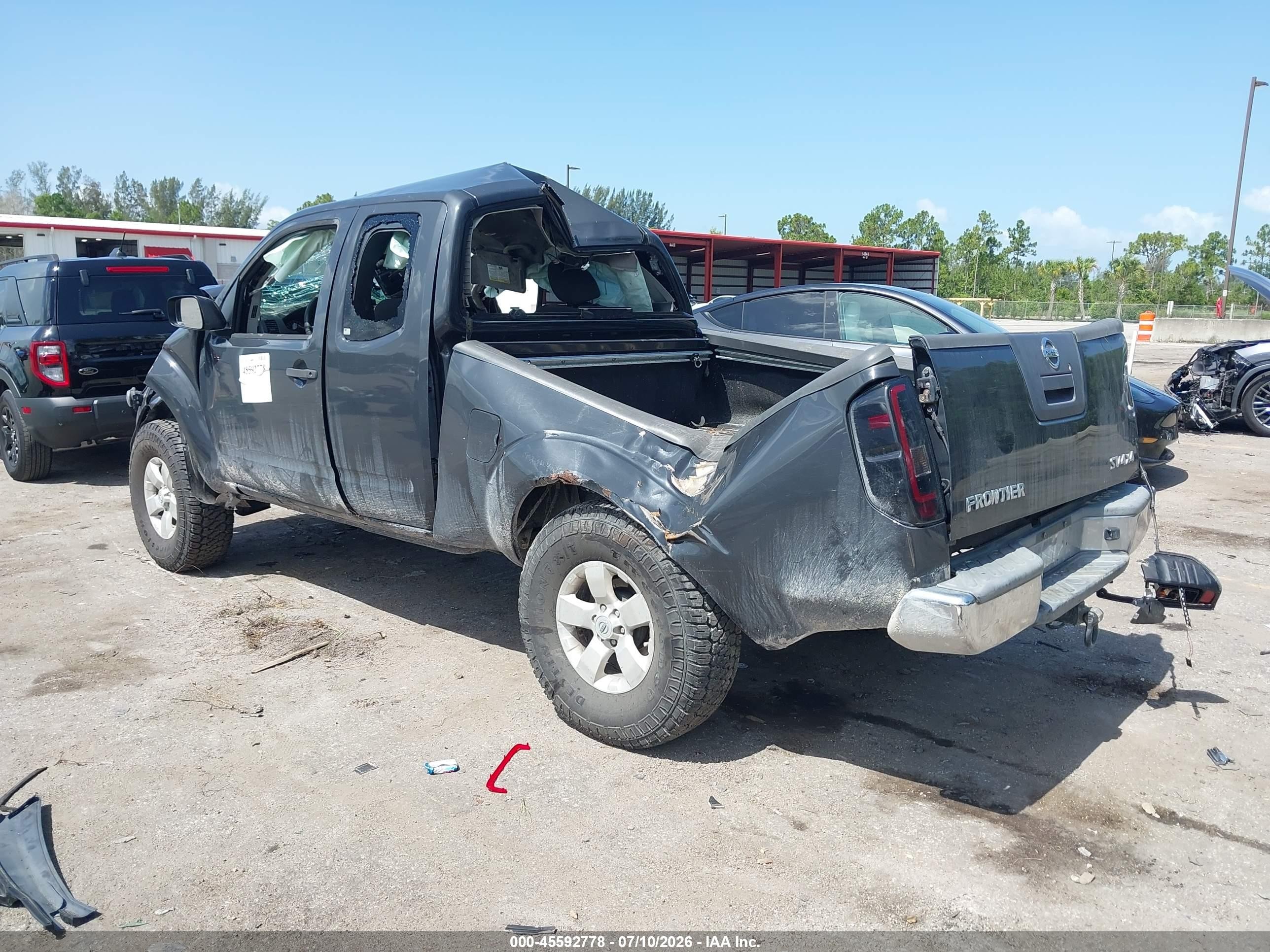 2012 Nissan Frontier Sv Black vin: 1N6AD0CW2CC425194