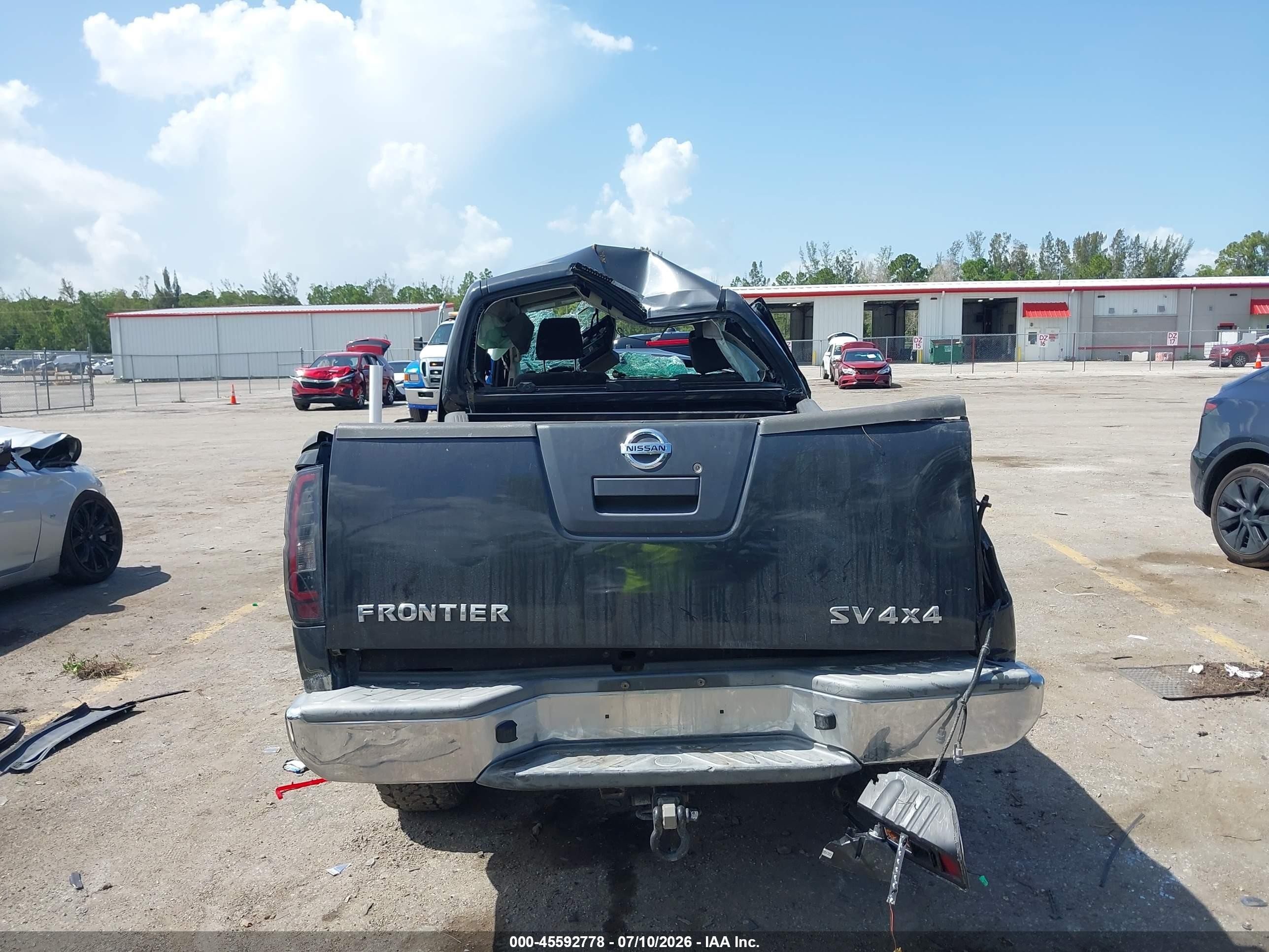 2012 Nissan Frontier Sv Black vin: 1N6AD0CW2CC425194