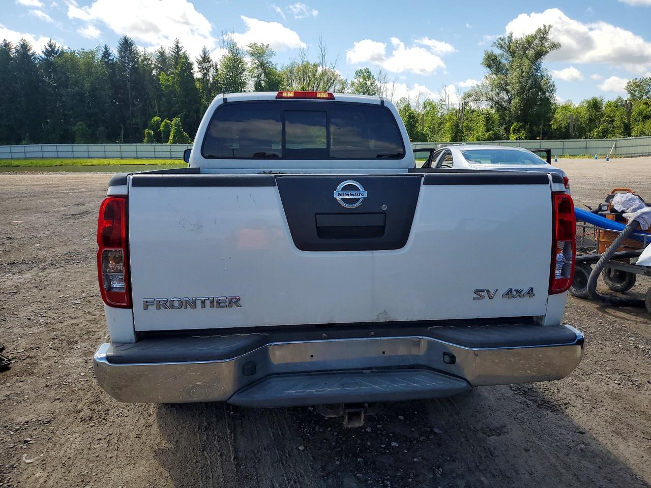 2012 Nissan Frontier Sv V6 White vin: 1N6AD0CW2CC471933