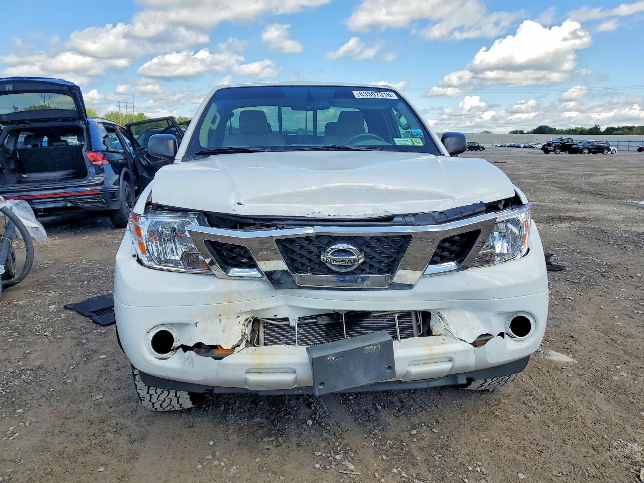 2012 Nissan Frontier Sv V6 White vin: 1N6AD0CW2CC471933