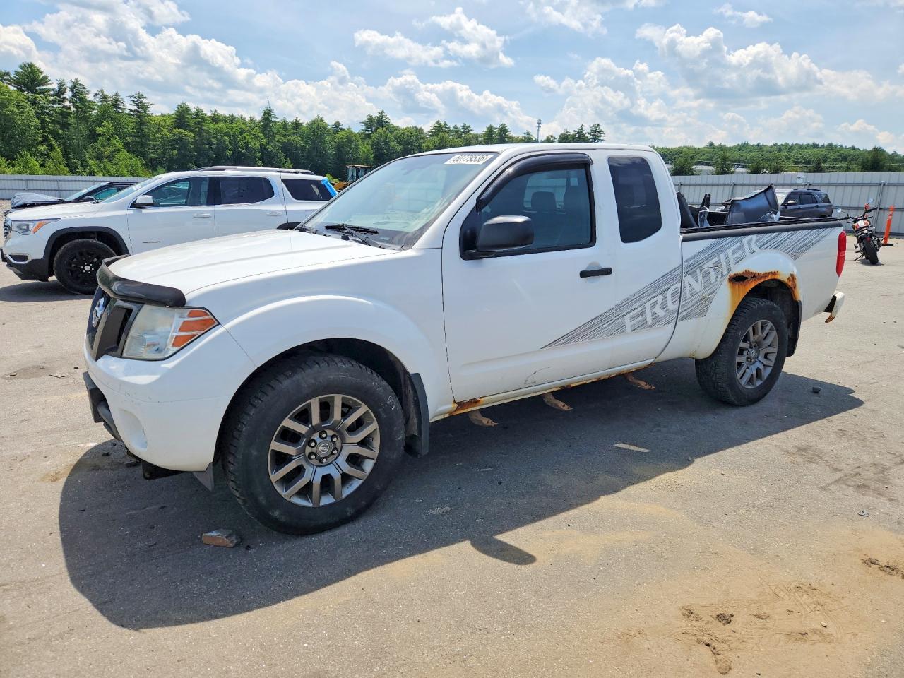 2012 Nissan Frontier Sv/pro-4x White vin: 1N6AD0CW2CC477294