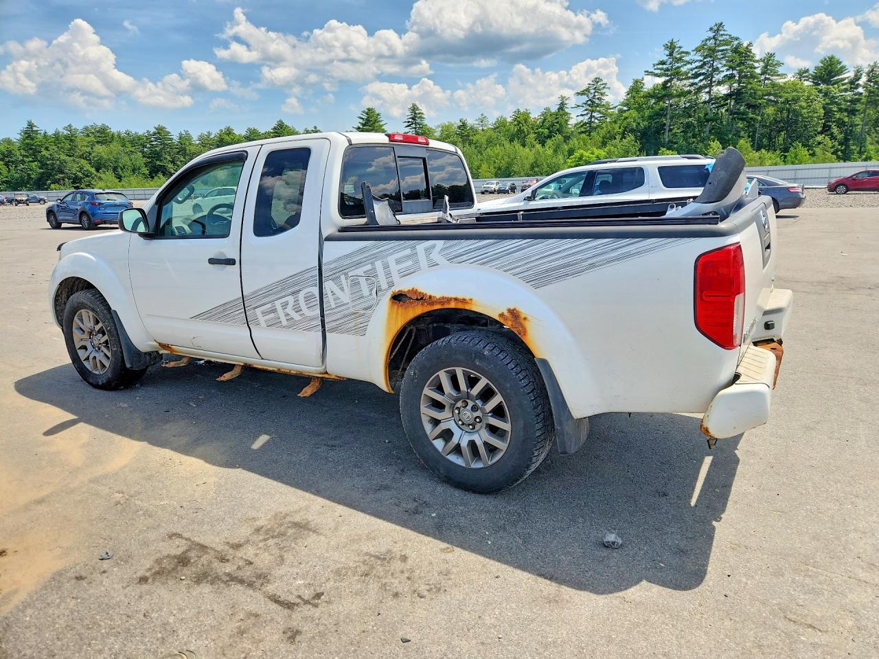 2012 Nissan Frontier Sv/pro-4x White vin: 1N6AD0CW2CC477294