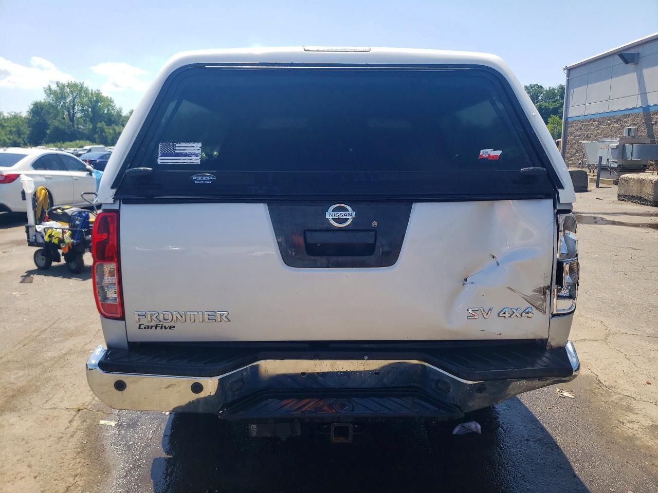 2014 Nissan Frontier Sv V6 Серебряный vin: 1N6AD0CW2EN741752