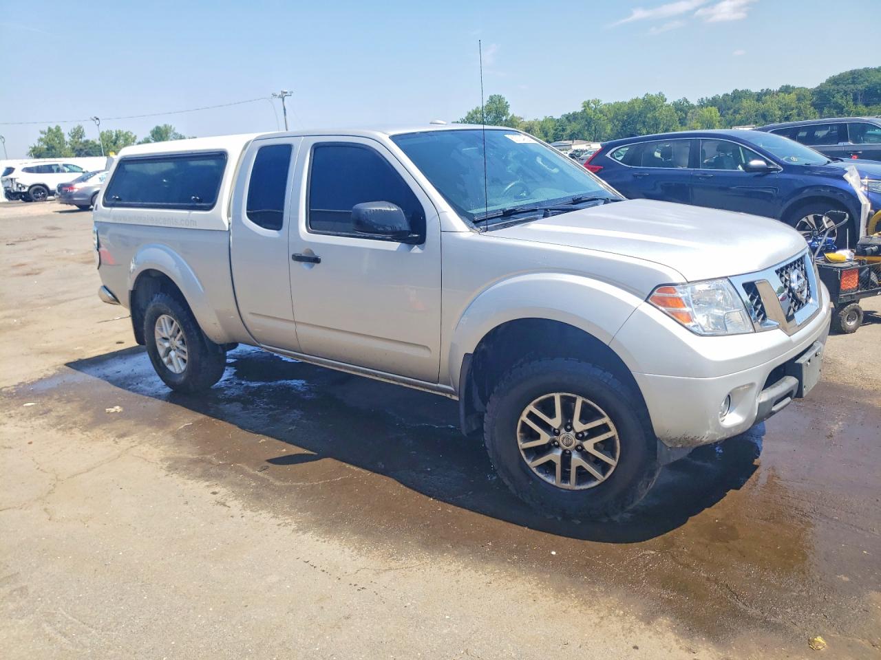 2014 Nissan Frontier Sv V6 Серебряный vin: 1N6AD0CW2EN741752