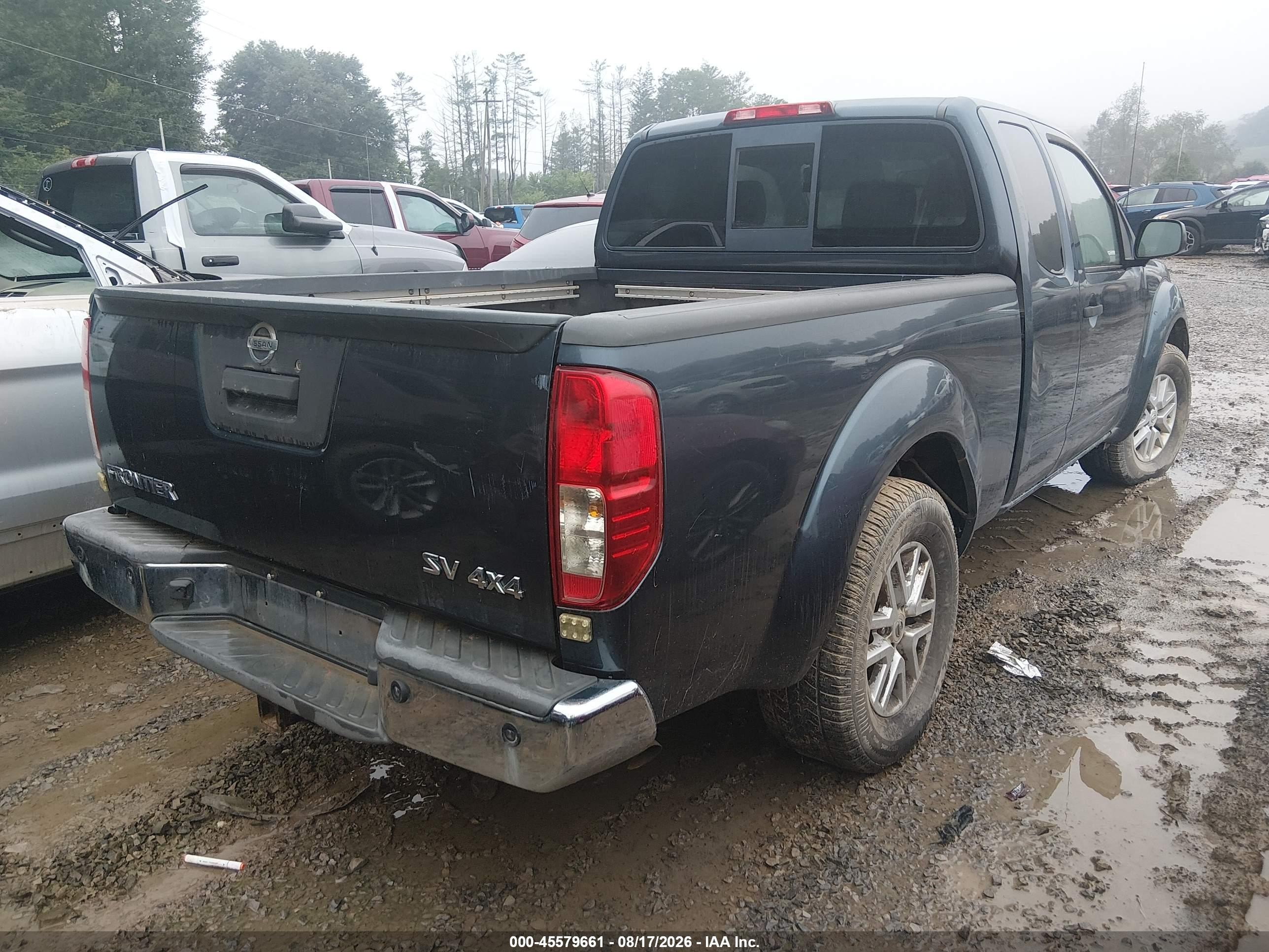 2014 Nissan Frontier Sv Blue vin: 1N6AD0CW2EN765422