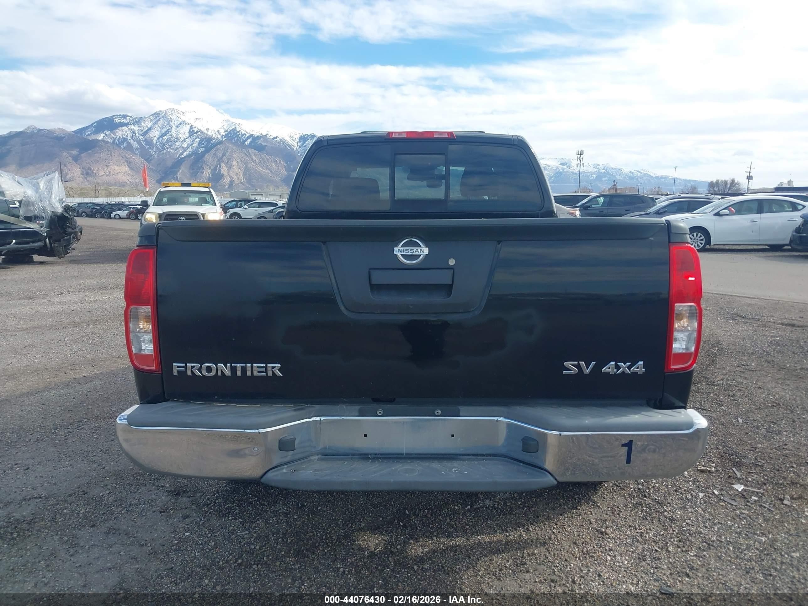 2015 Nissan Frontier Sv Black vin: 1N6AD0CW2FN757242