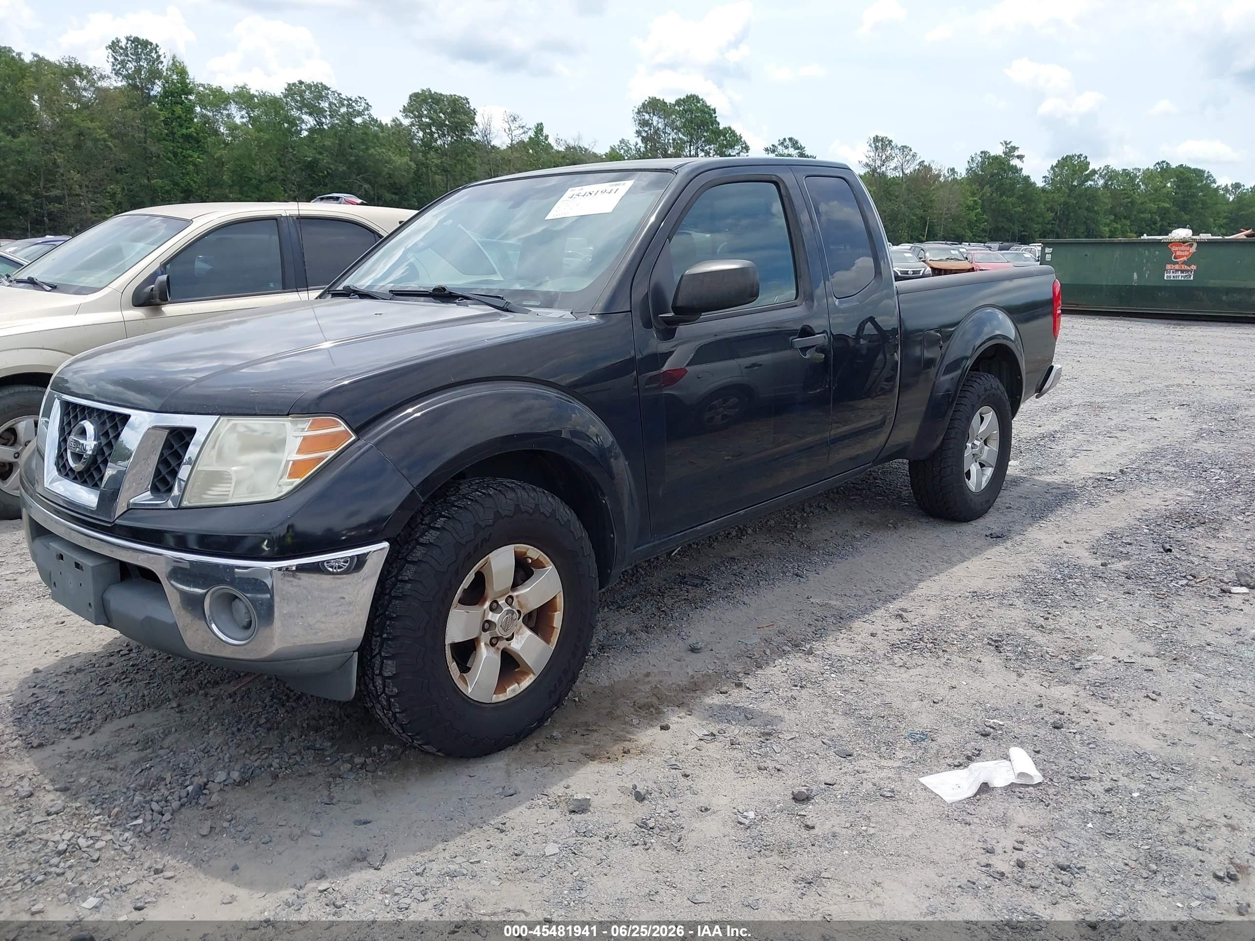 2010 Nissan Frontier Se Black vin: 1N6AD0CW3AC429879
