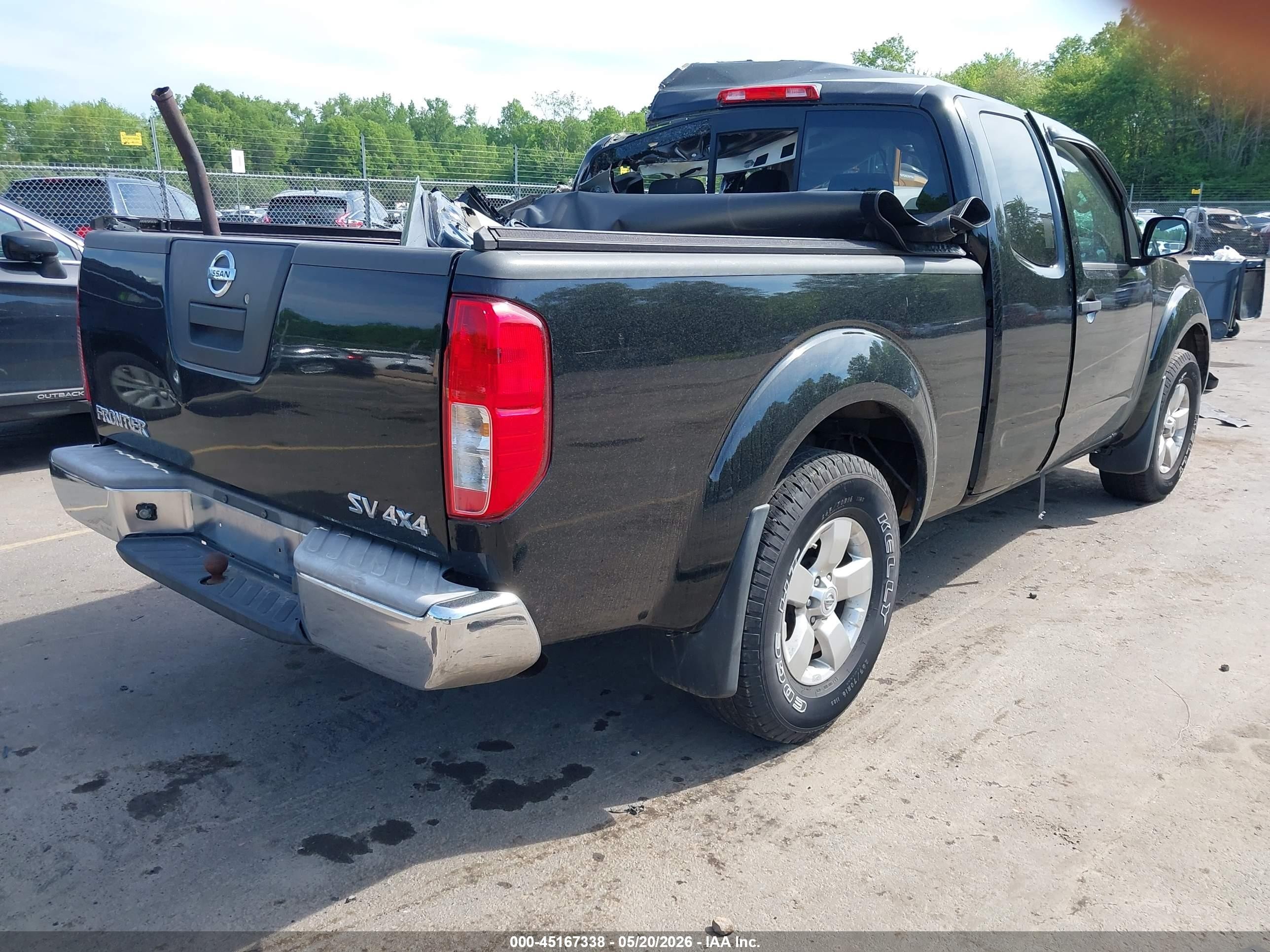 2012 Nissan Frontier Sv Black vin: 1N6AD0CW3CC441470