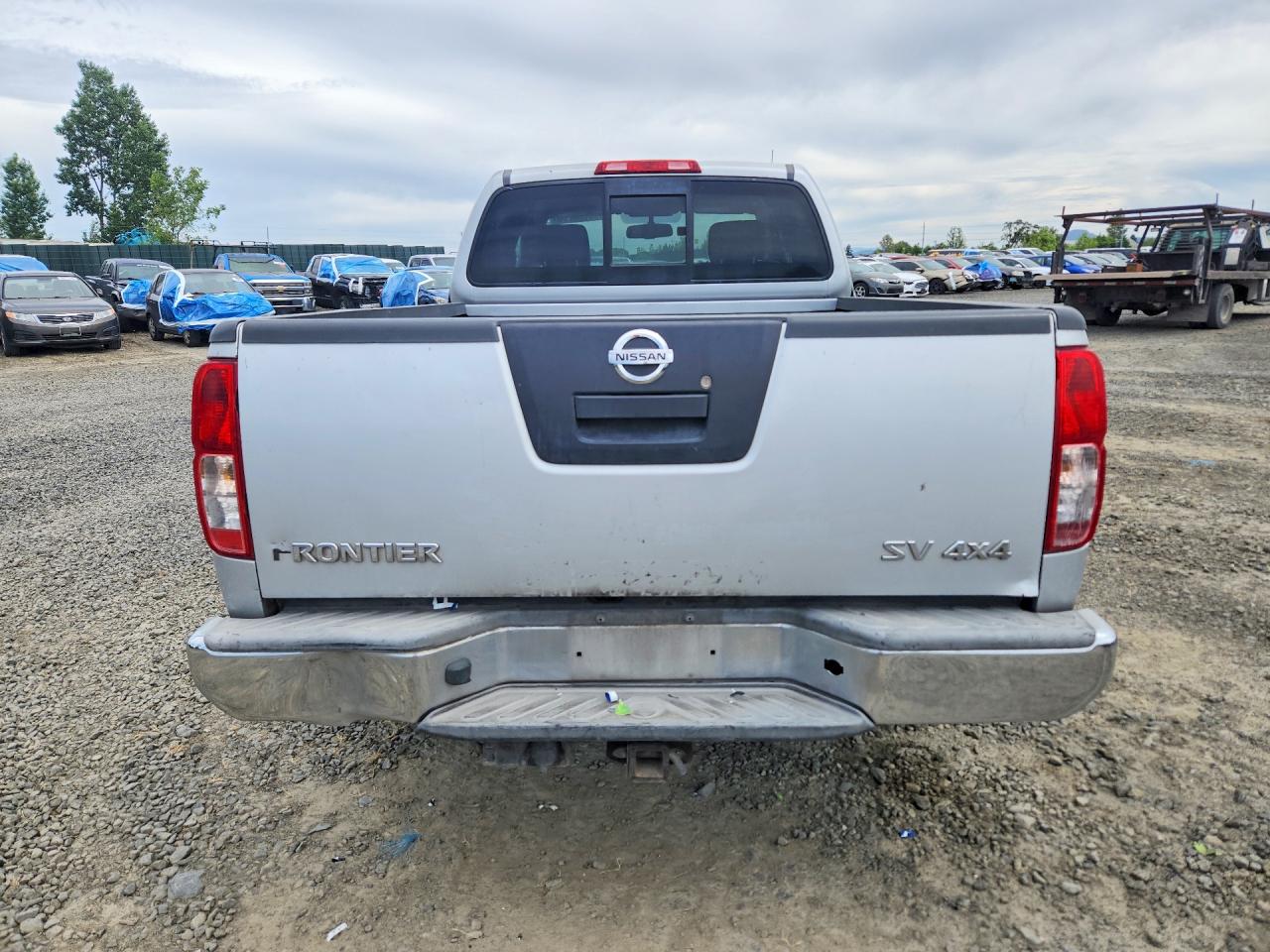 2012 Nissan Frontier Sv V6 Silver vin: 1N6AD0CW3CC483055