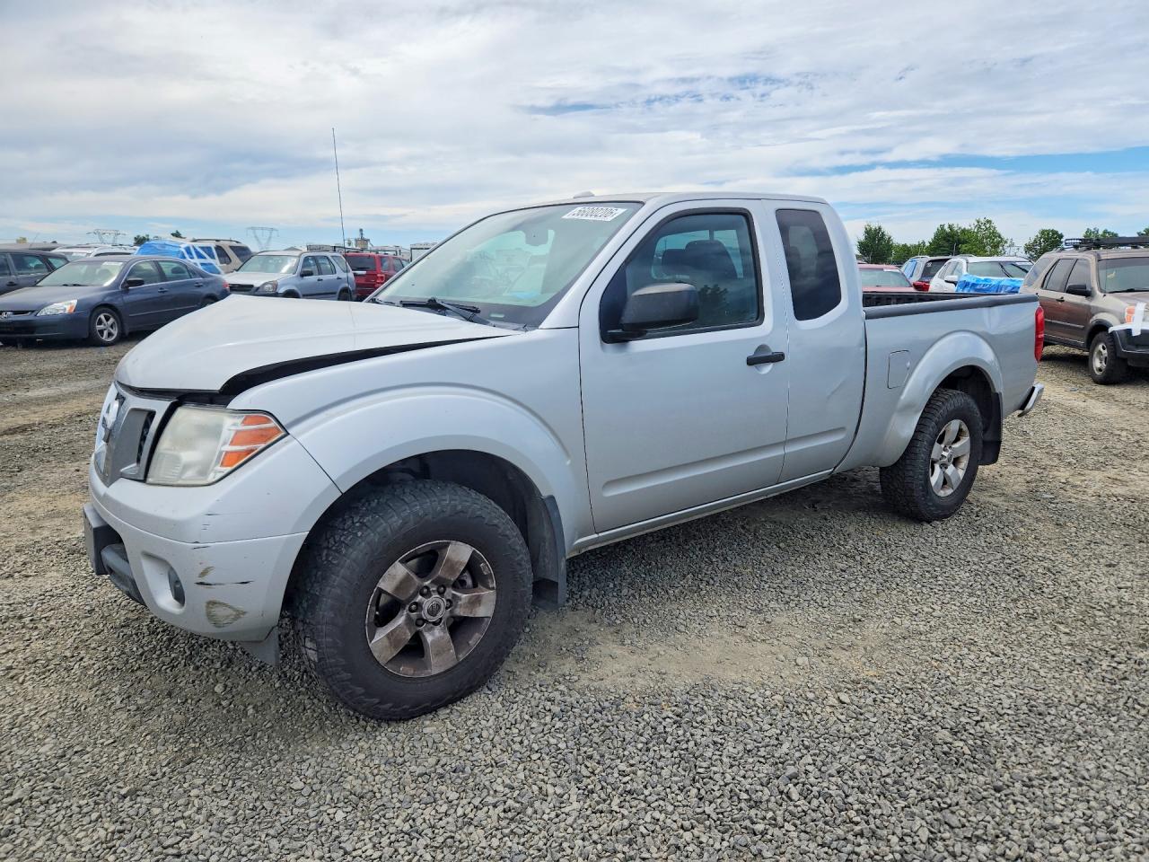 2012 Nissan Frontier Sv V6 Silver vin: 1N6AD0CW3CC483055