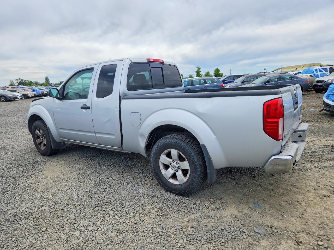 2012 Nissan Frontier Sv V6 Silver vin: 1N6AD0CW3CC483055
