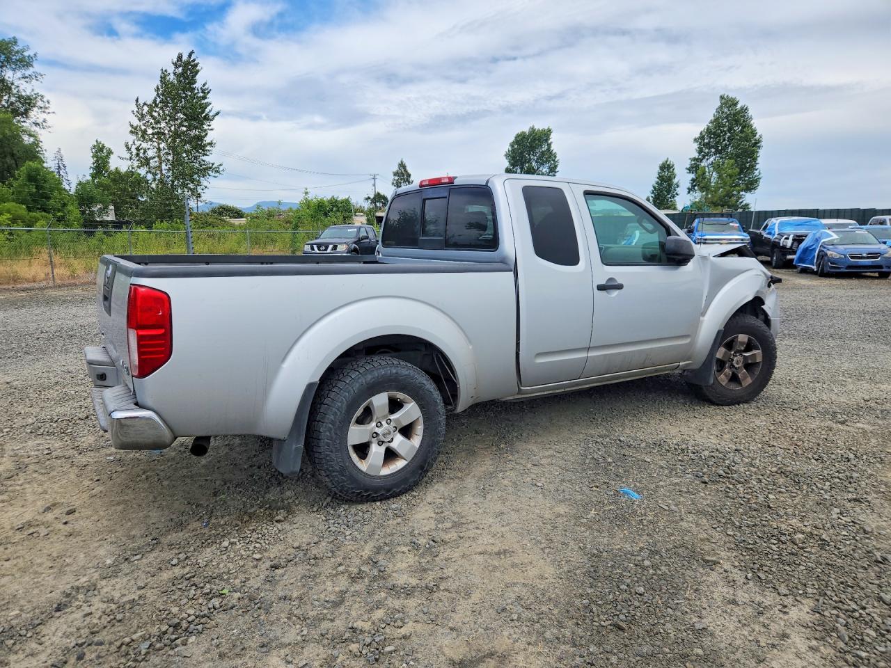 2012 Nissan Frontier Sv V6 Silver vin: 1N6AD0CW3CC483055