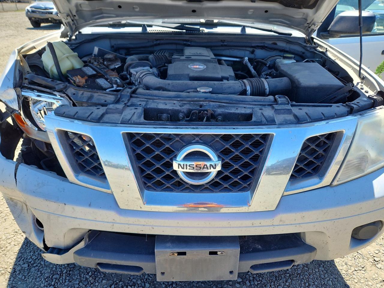 2012 Nissan Frontier Sv V6 Silver vin: 1N6AD0CW3CC483055