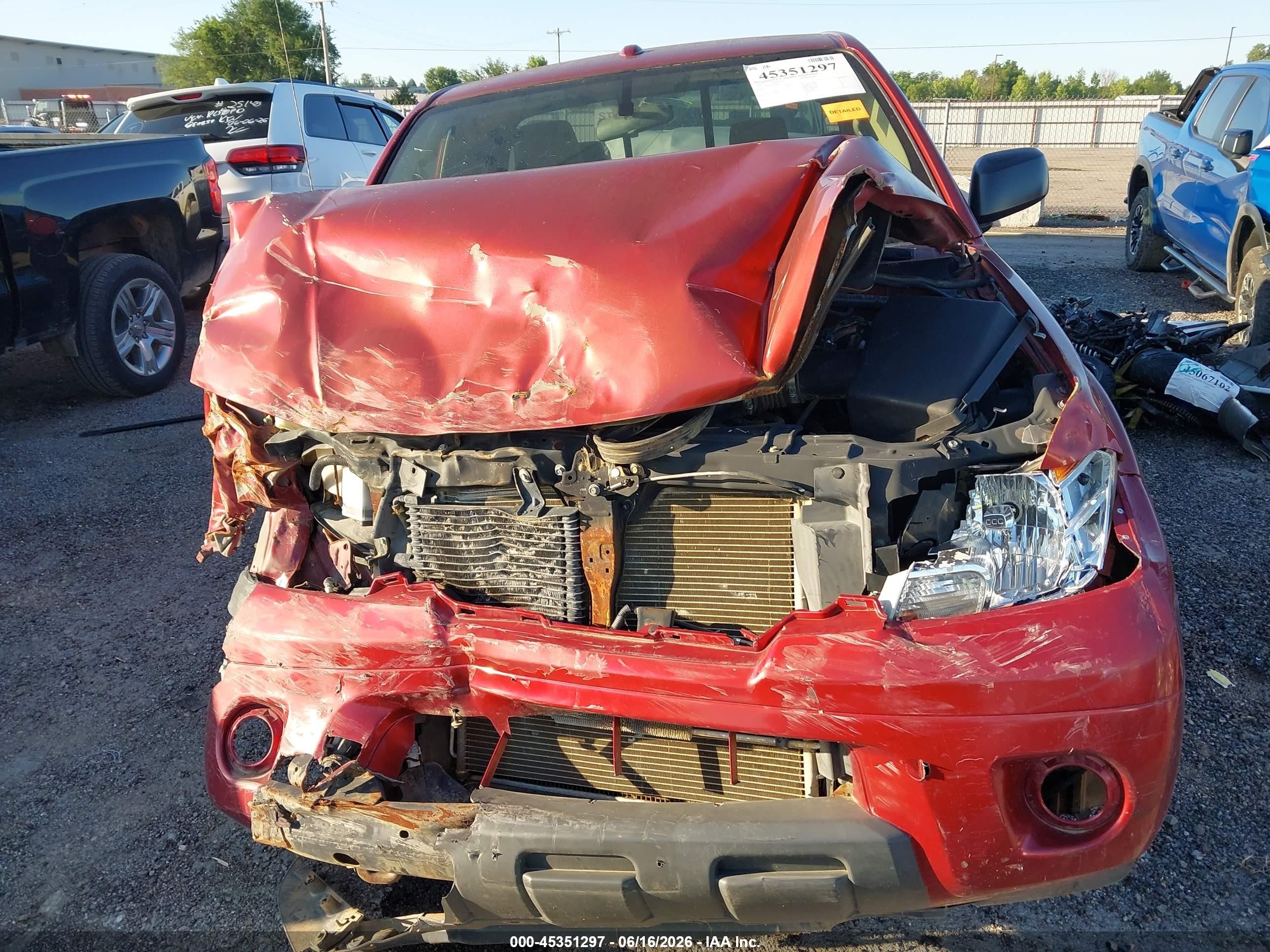 2013 Nissan Frontier Sv Maroon vin: 1N6AD0CW3DN735537