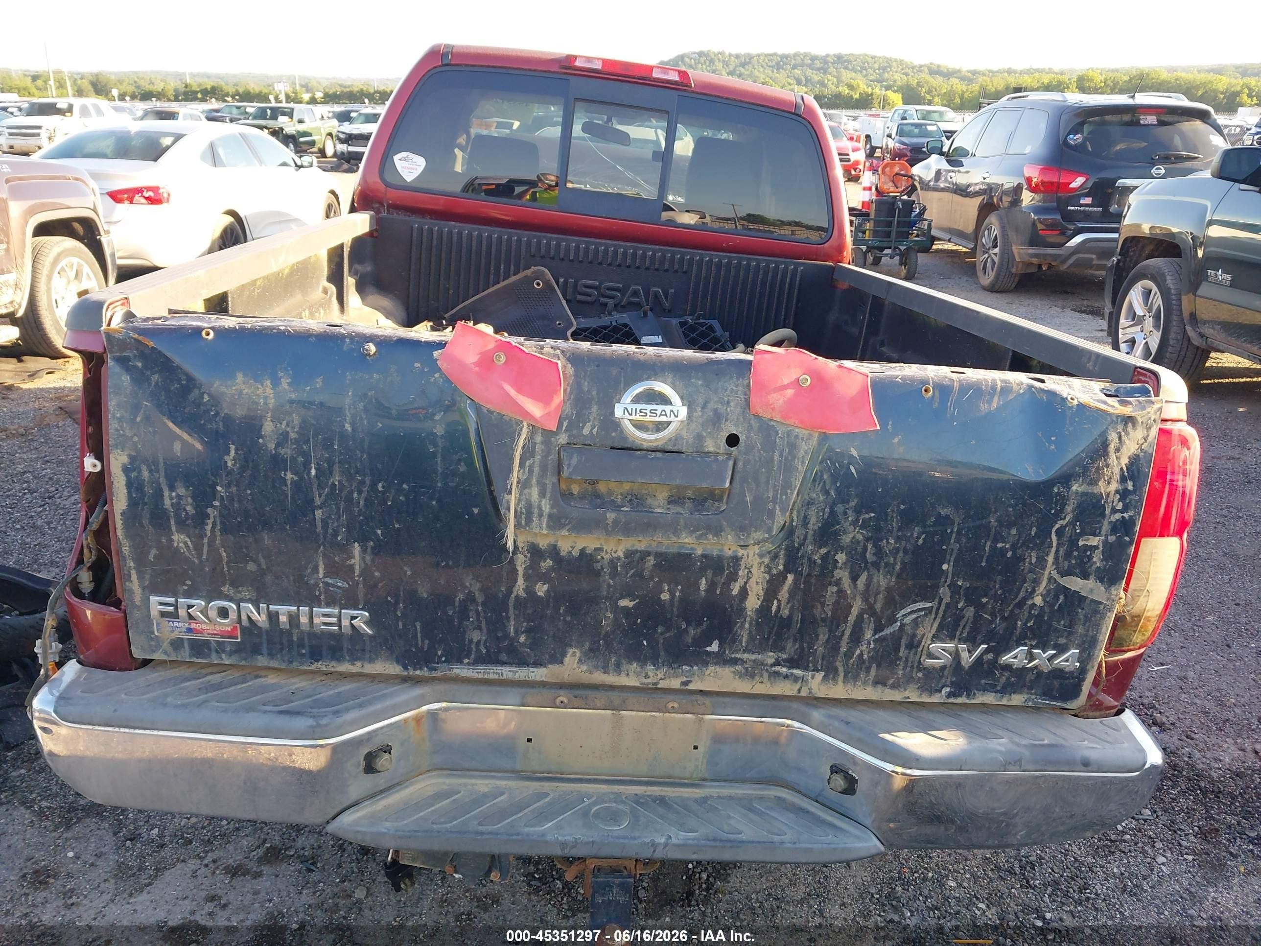 2013 Nissan Frontier Sv Maroon vin: 1N6AD0CW3DN735537