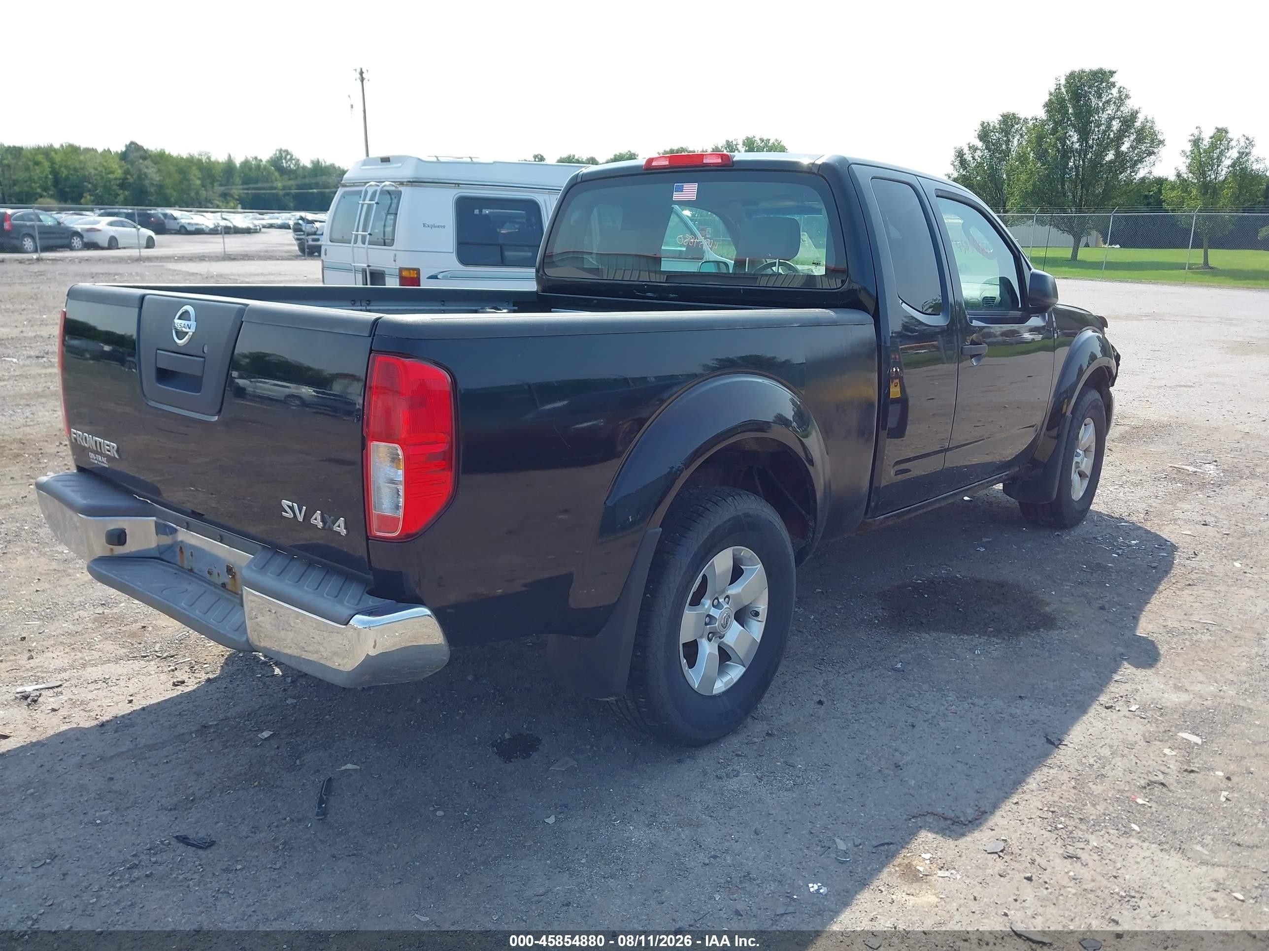2011 Nissan Frontier Sv Black vin: 1N6AD0CW4BC417578