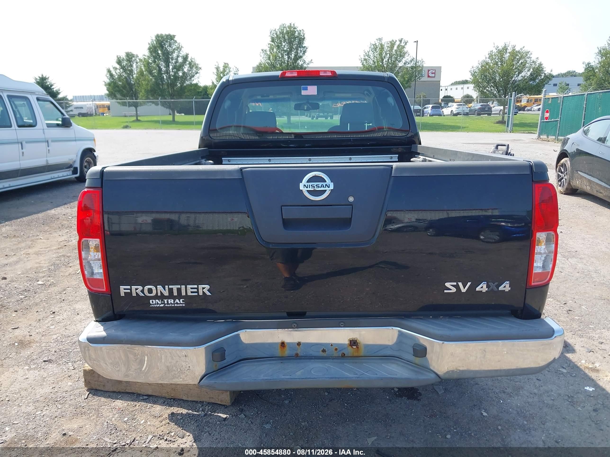2011 Nissan Frontier Sv Black vin: 1N6AD0CW4BC417578