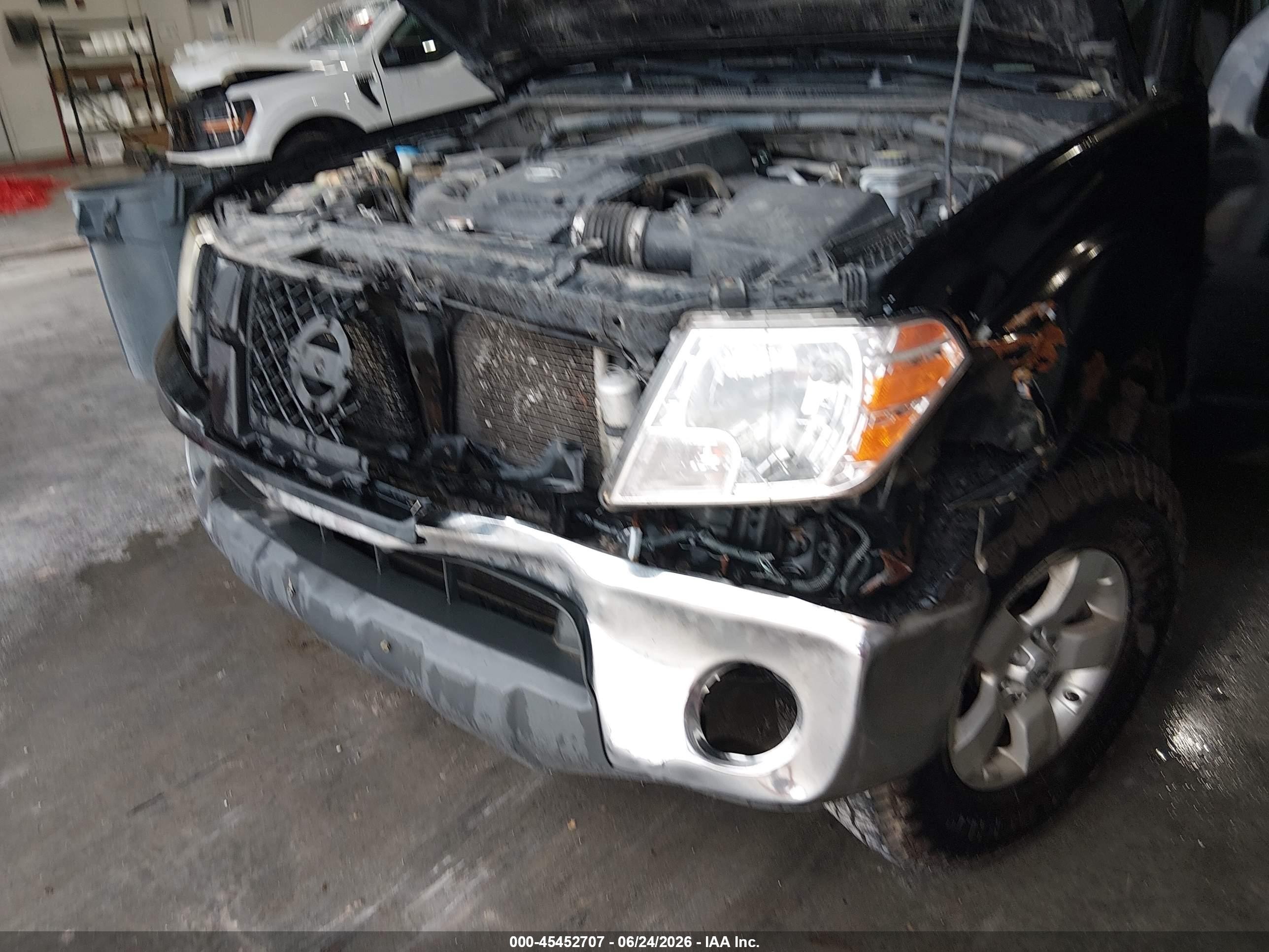 2011 Nissan Frontier Sv Black vin: 1N6AD0CW4BC444537