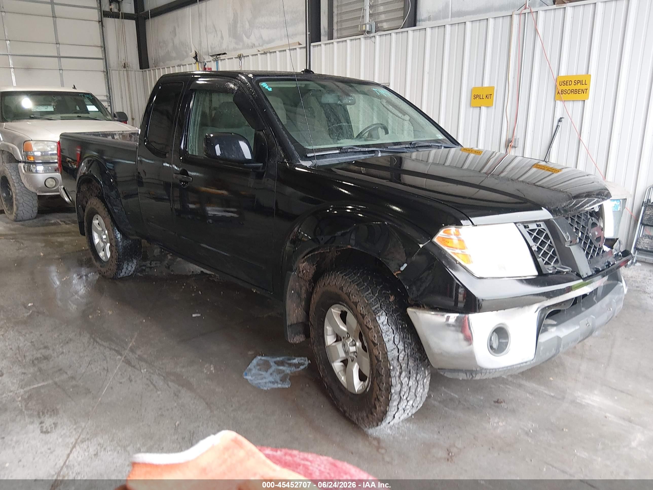 2011 Nissan Frontier Sv Black vin: 1N6AD0CW4BC444537