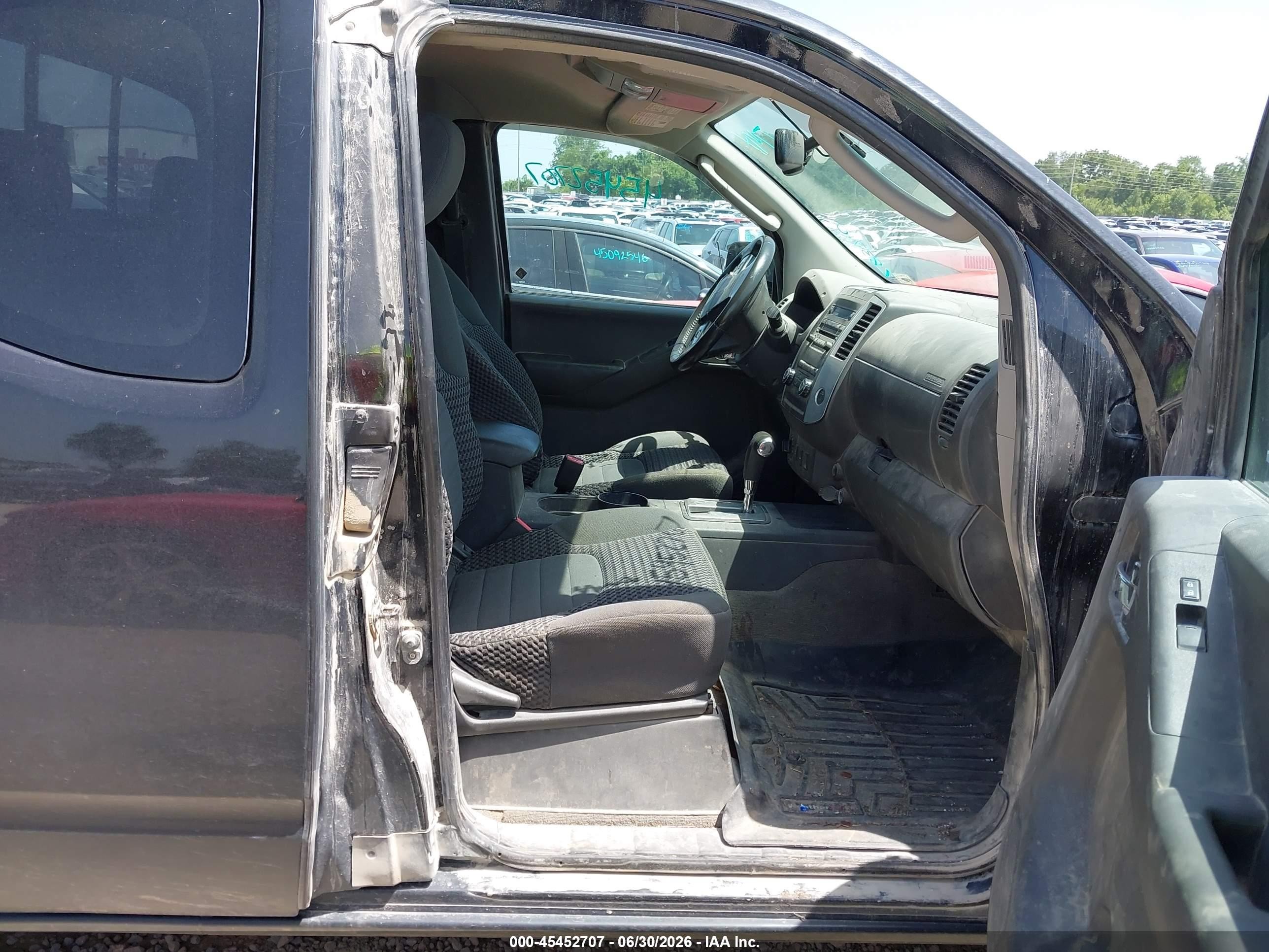 2011 Nissan Frontier Sv Black vin: 1N6AD0CW4BC444537