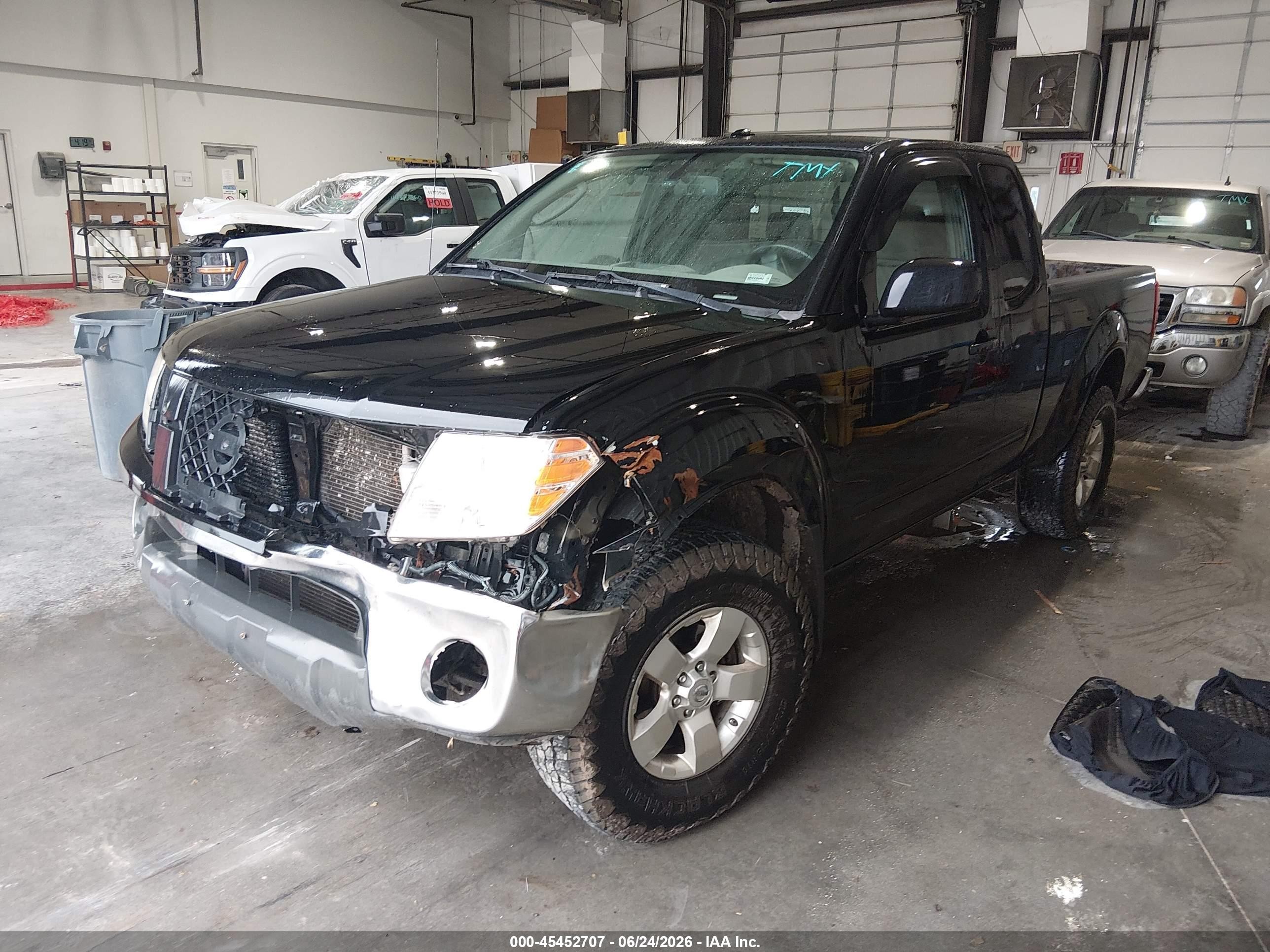 2011 Nissan Frontier Sv Black vin: 1N6AD0CW4BC444537