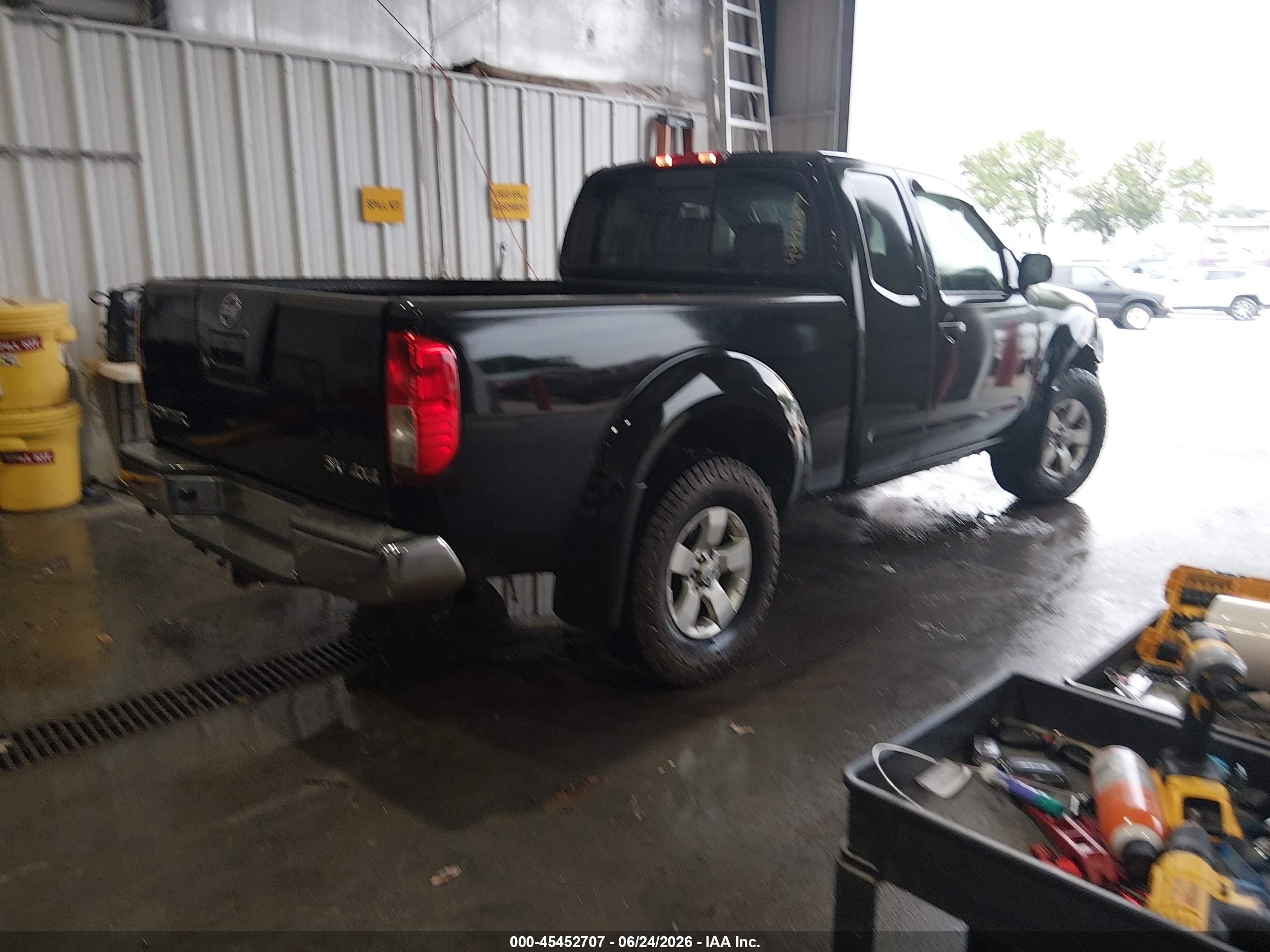 2011 Nissan Frontier Sv Black vin: 1N6AD0CW4BC444537