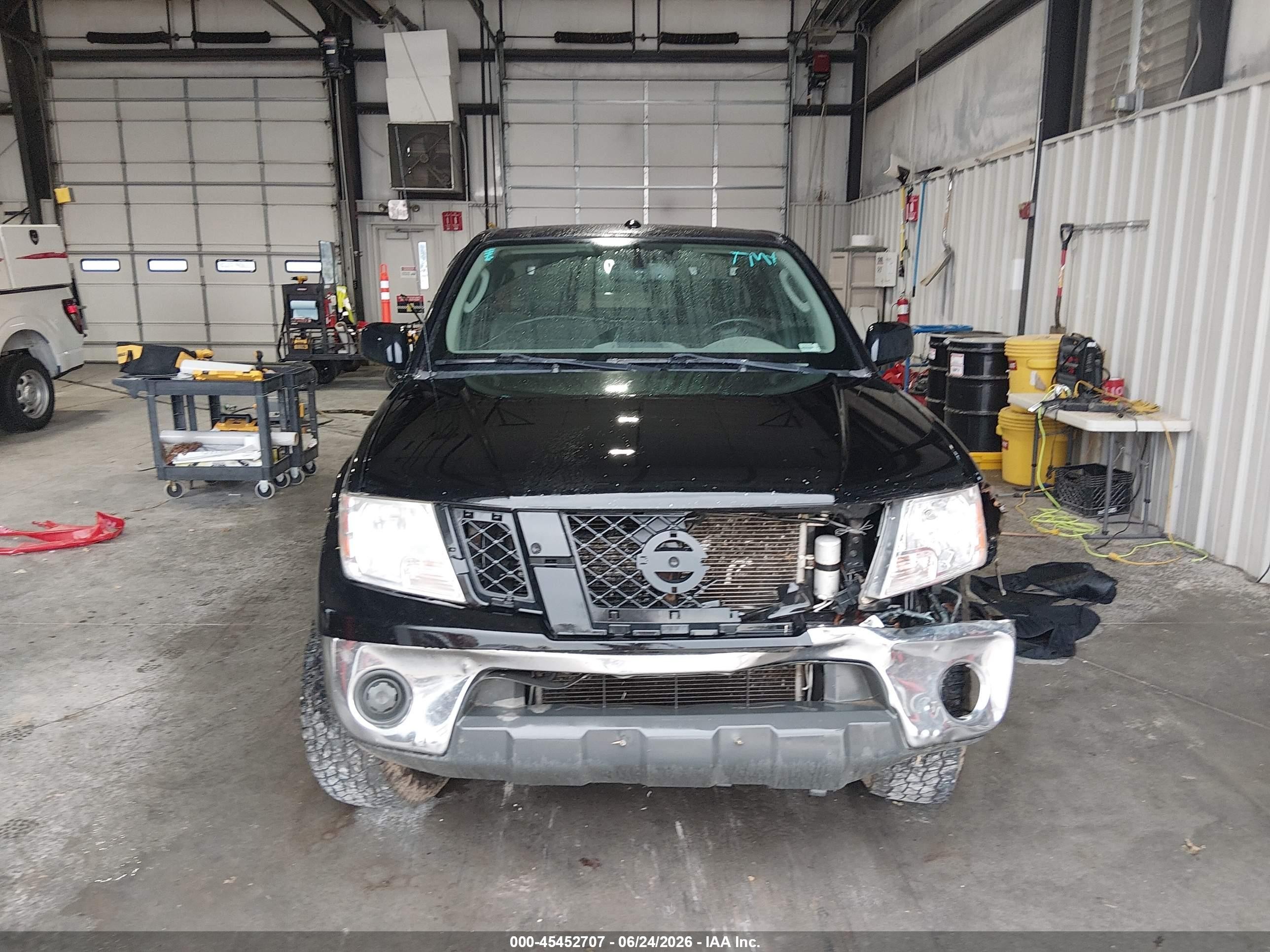 2011 Nissan Frontier Sv Black vin: 1N6AD0CW4BC444537