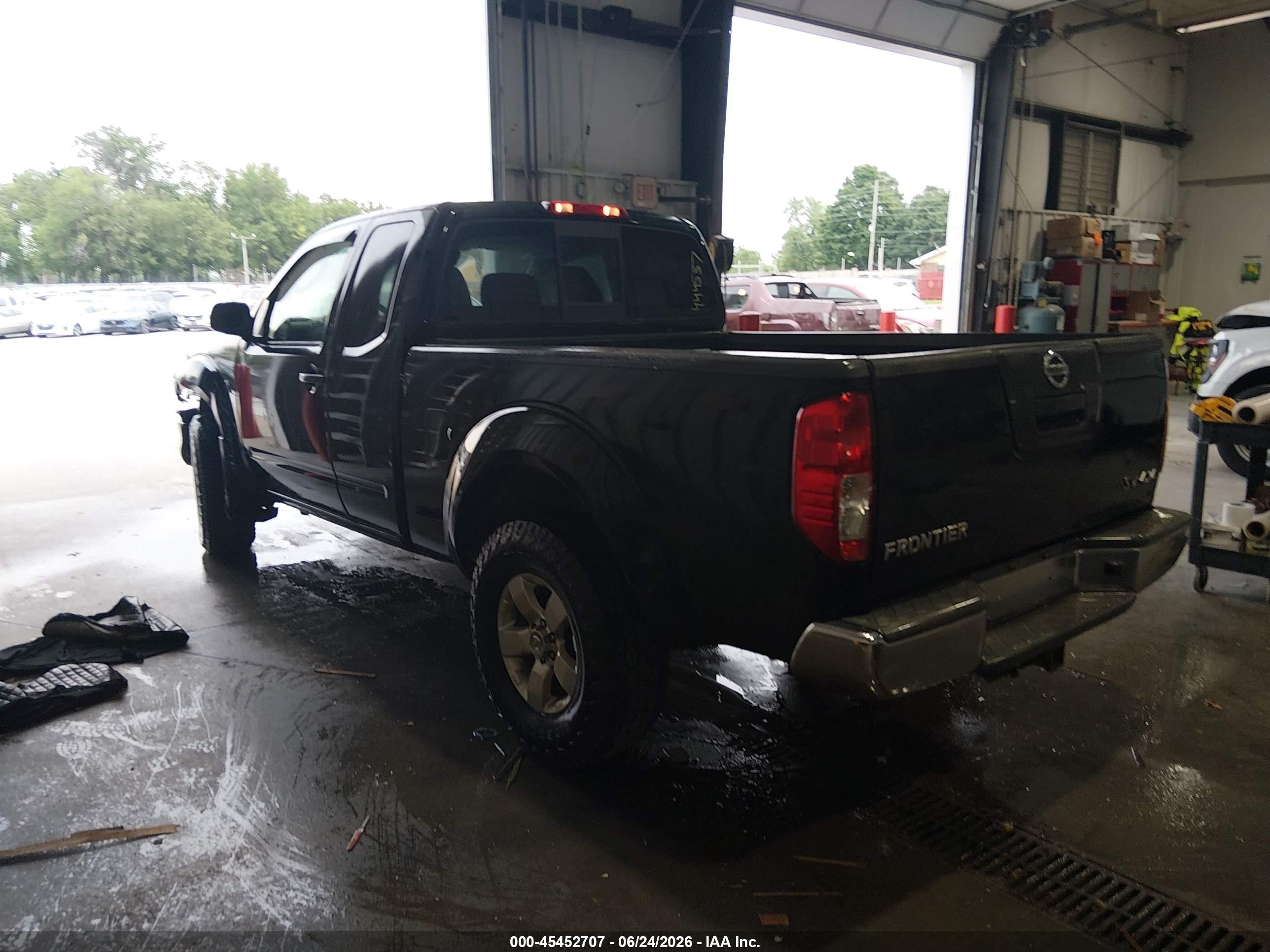 2011 Nissan Frontier Sv Black vin: 1N6AD0CW4BC444537