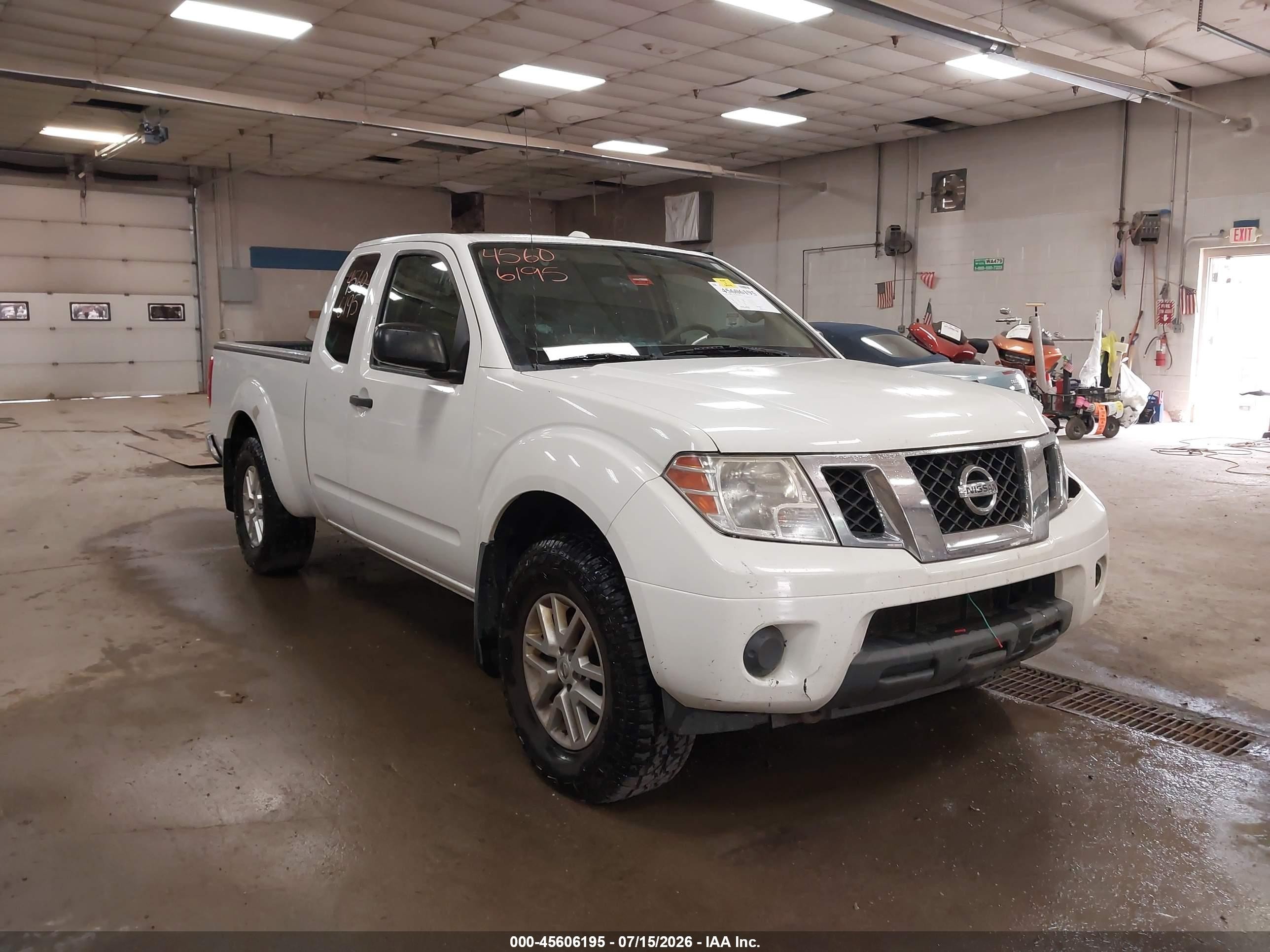 2015 Nissan Frontier Sv Белый vin: 1N6AD0CW4FN707636