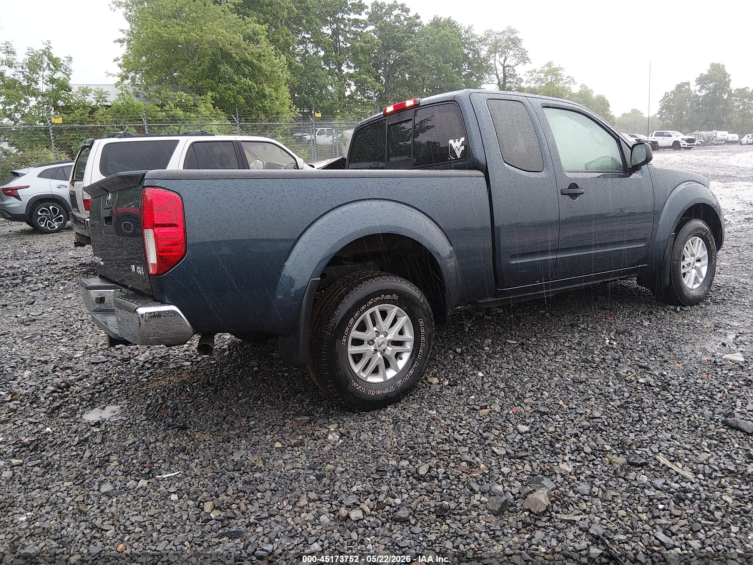 2015 Nissan Frontier Sv Blue vin: 1N6AD0CW4FN751507