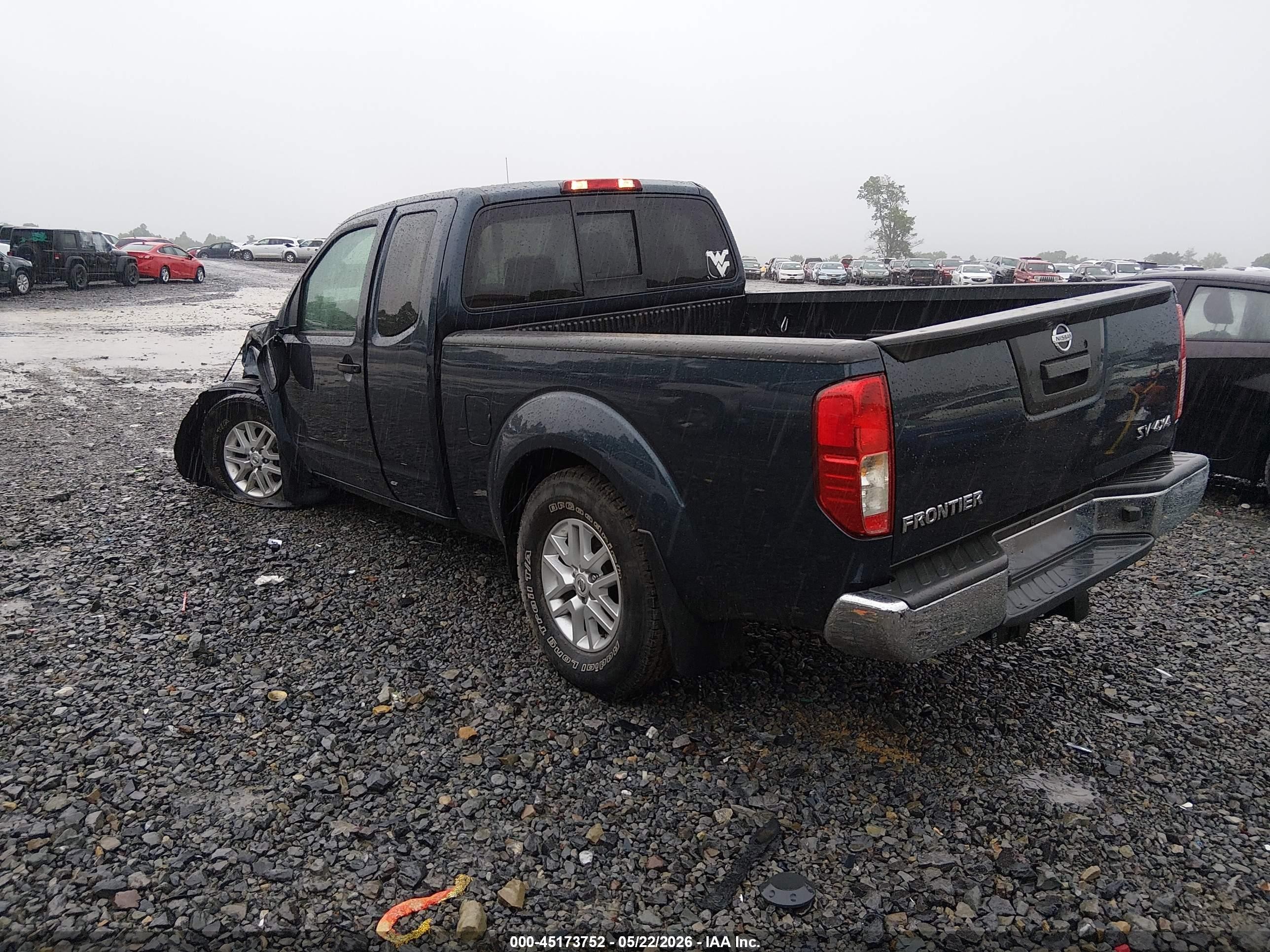 2015 Nissan Frontier Sv Blue vin: 1N6AD0CW4FN751507
