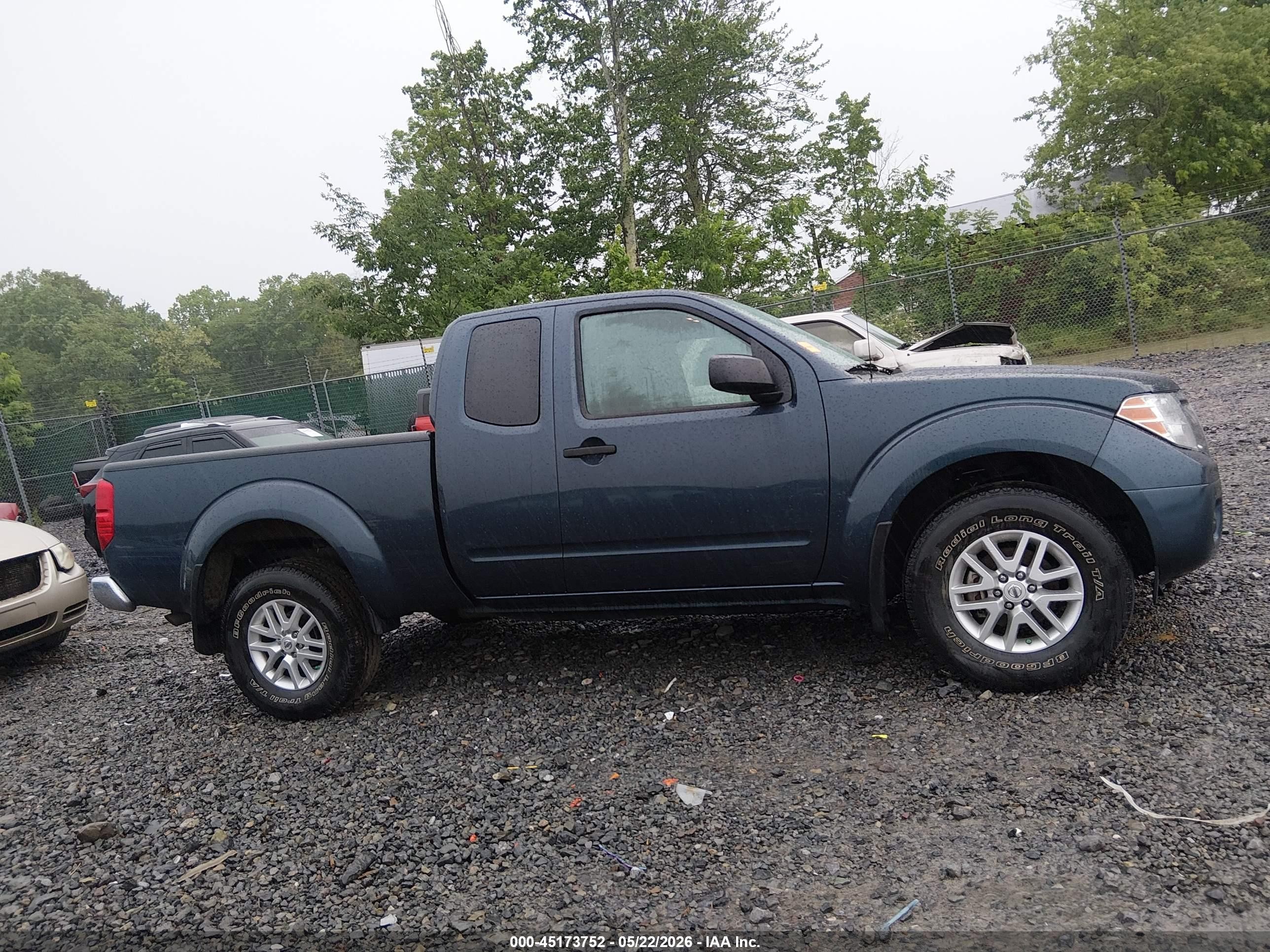 2015 Nissan Frontier Sv Blue vin: 1N6AD0CW4FN751507
