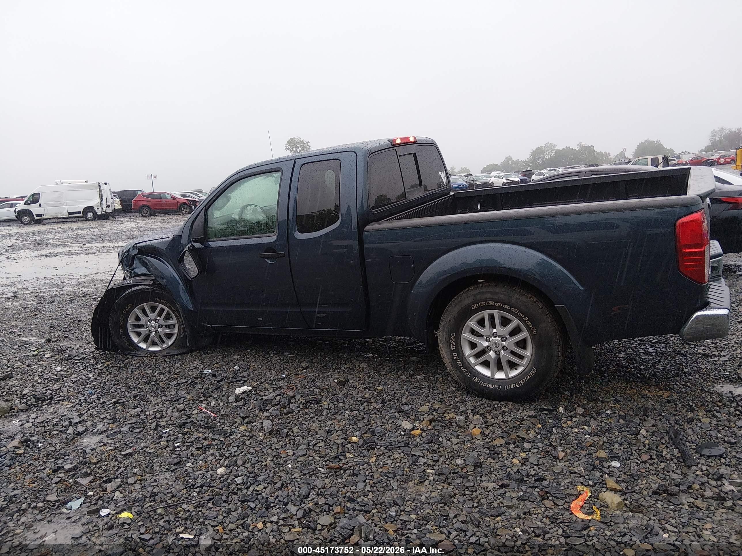 2015 Nissan Frontier Sv Blue vin: 1N6AD0CW4FN751507