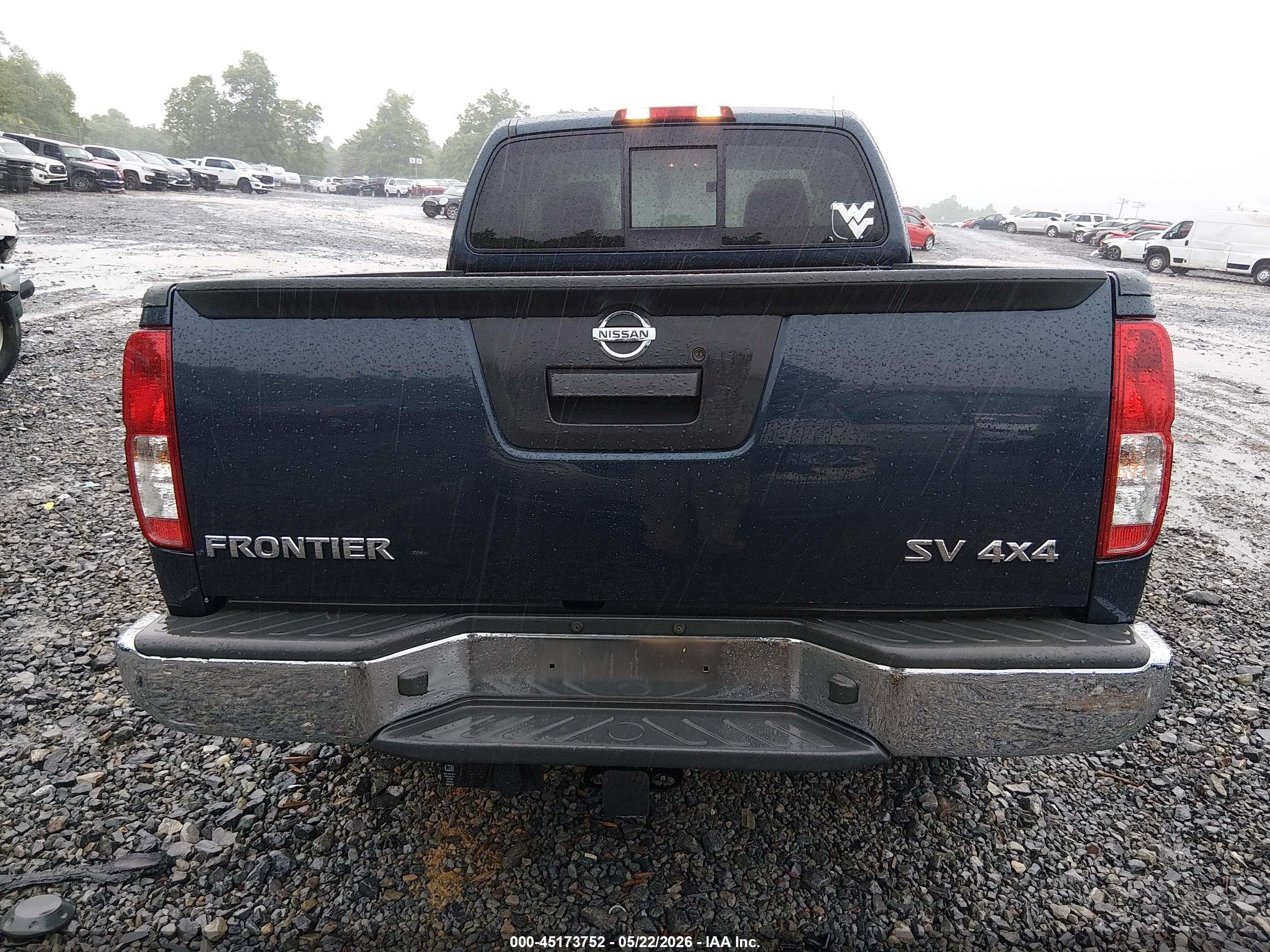 2015 Nissan Frontier Sv Blue vin: 1N6AD0CW4FN751507