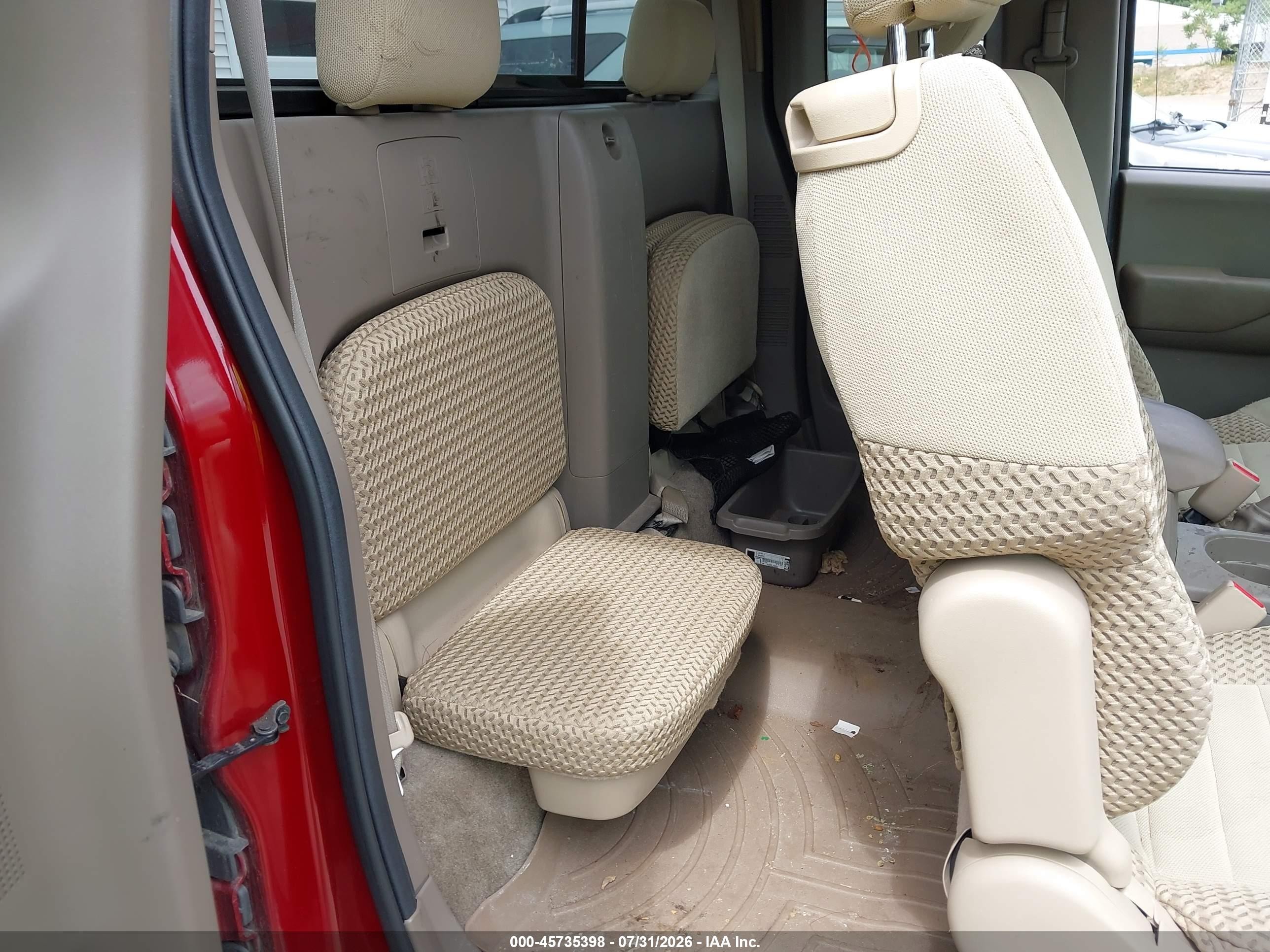 2010 Nissan Frontier Se Maroon vin: 1N6AD0CW5AC422559