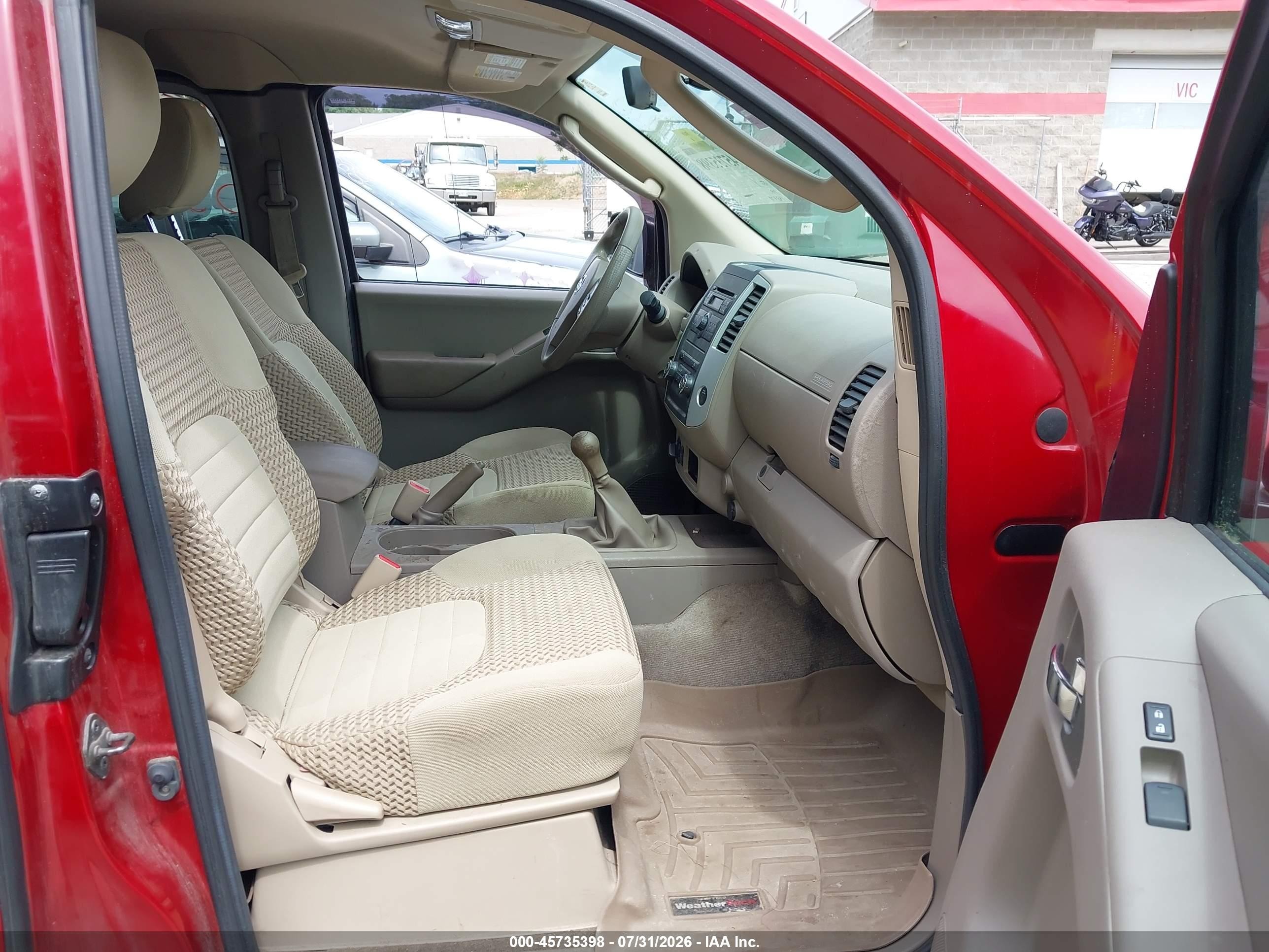 2010 Nissan Frontier Se Maroon vin: 1N6AD0CW5AC422559