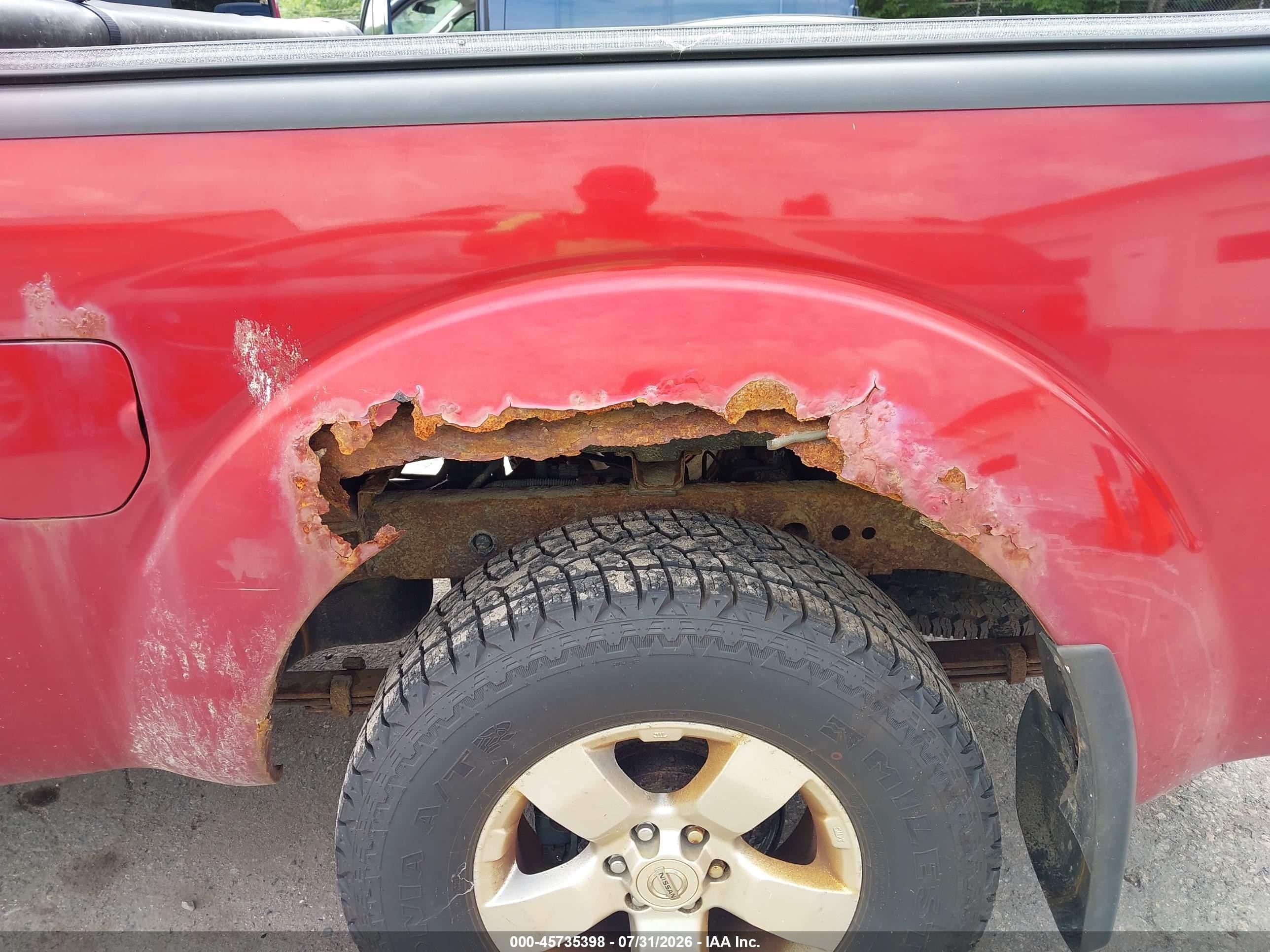 2010 Nissan Frontier Se Maroon vin: 1N6AD0CW5AC422559