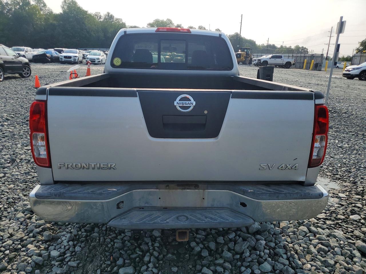 2012 Nissan Frontier Sv V6 Silver vin: 1N6AD0CW5CC460120