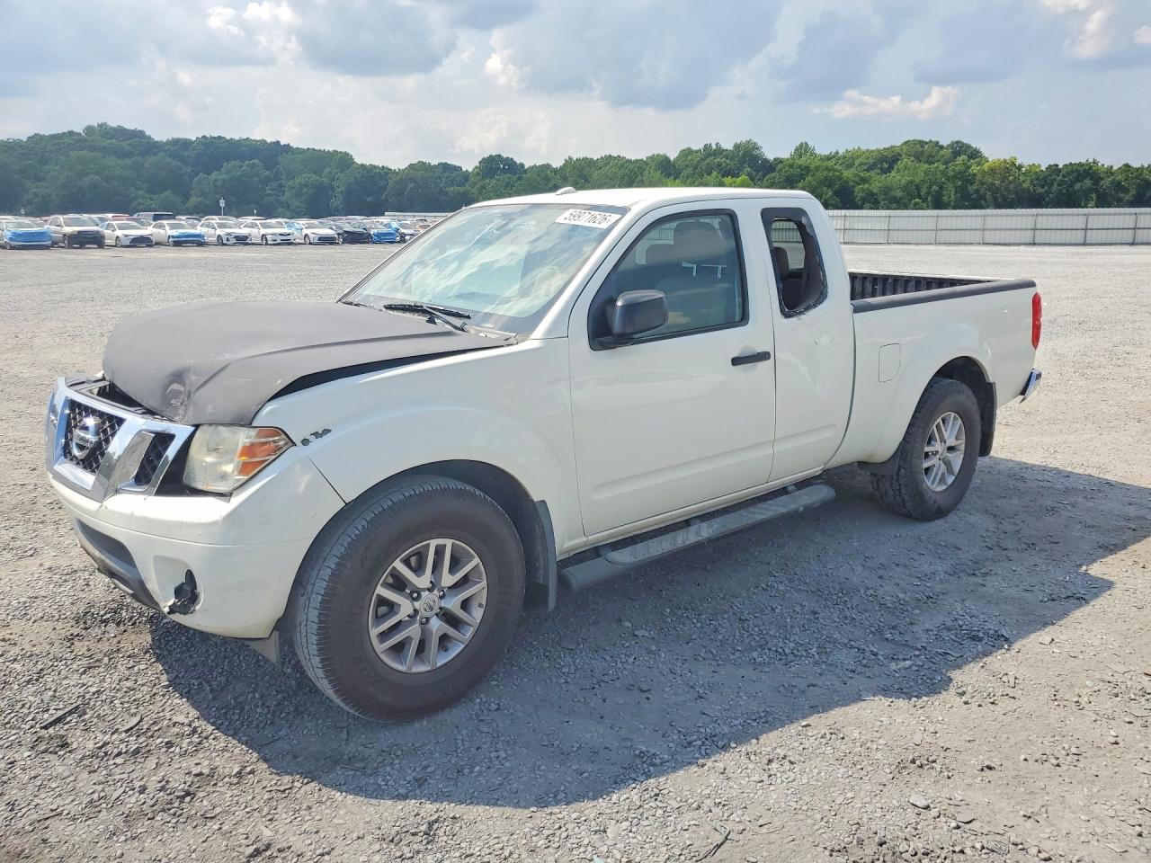2014 Nissan Frontier Sv White vin: 1N6AD0CW5EN769223